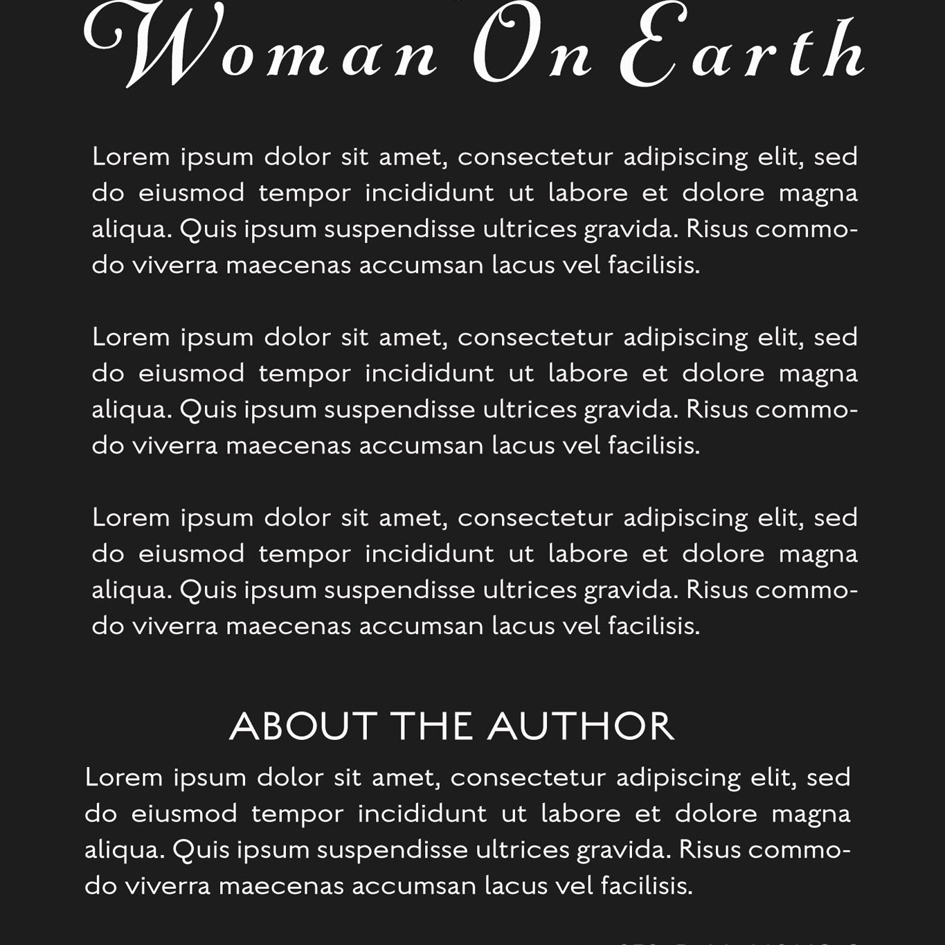 Pre-Made Book Cover Hoja Designs %Product Description%