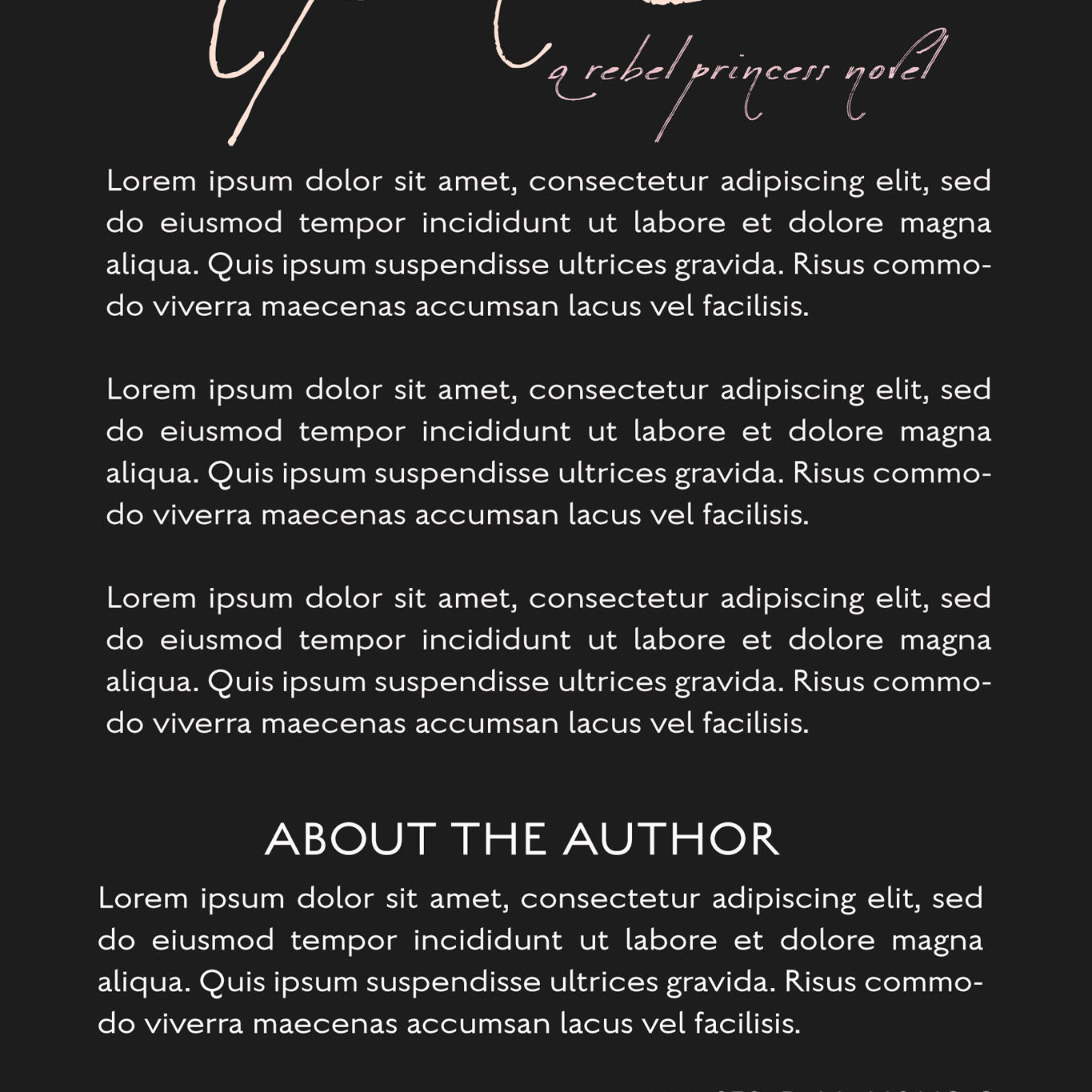 Pre-Made Book Cover Hoja Designs %Product Description%