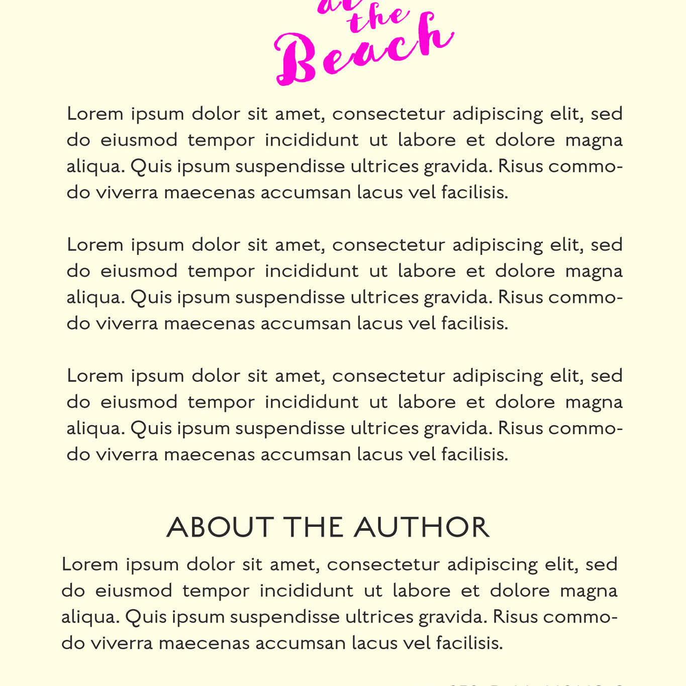 Pre-Made Book Cover Hoja Designs %Product Description%