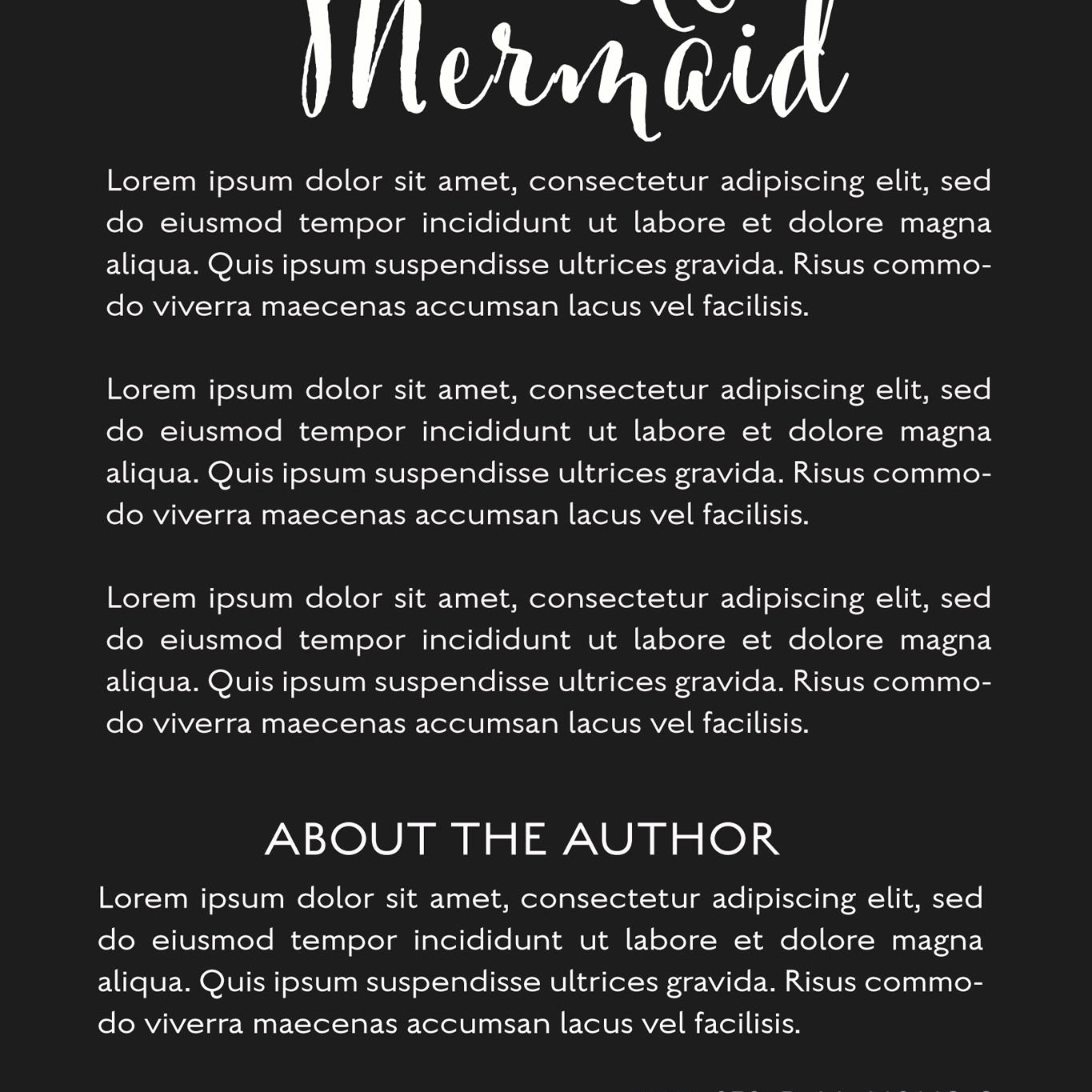 Pre-Made Book Cover Hoja Designs %Product Description%