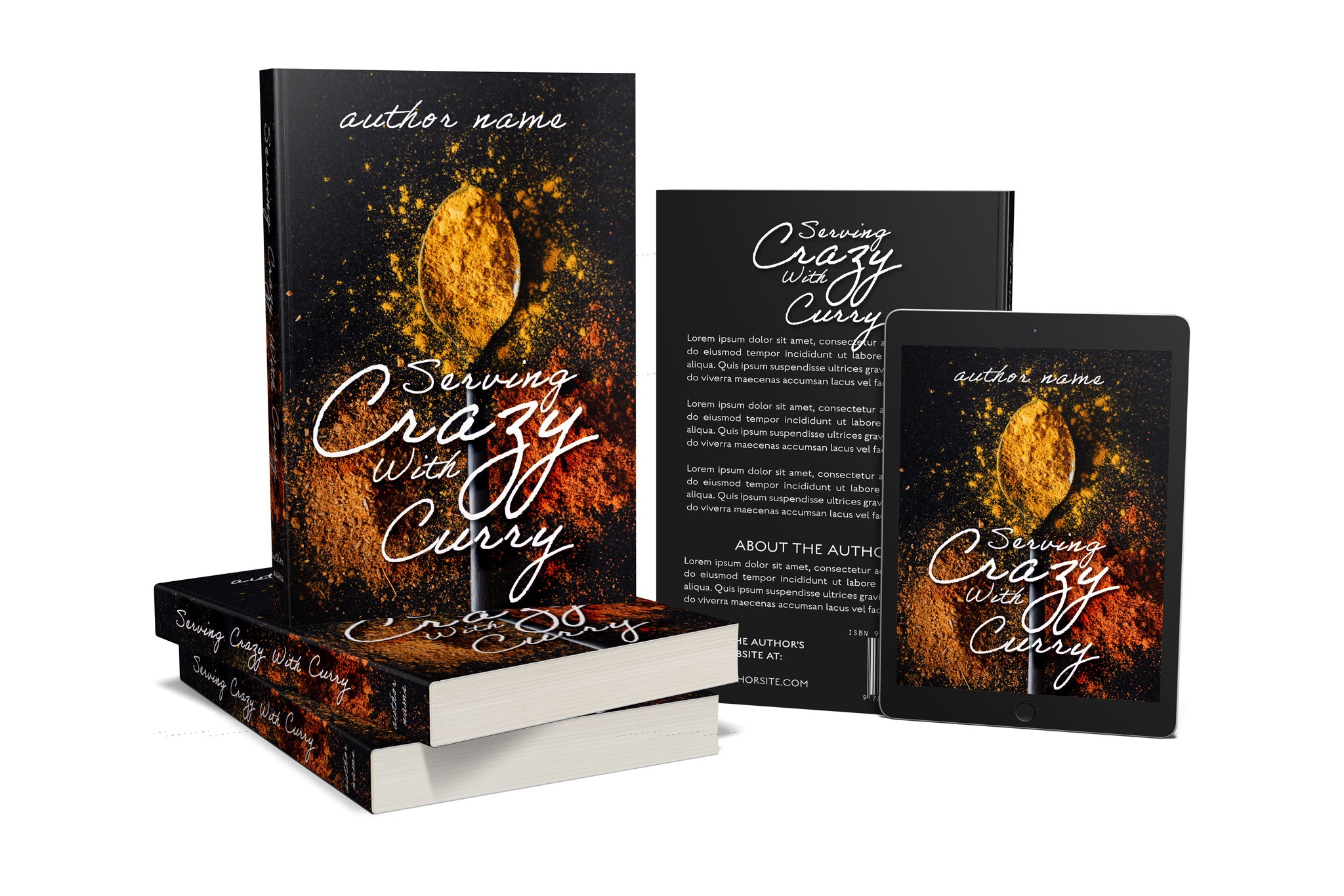 Pre-Made Book Cover Hoja Designs %Product Description%