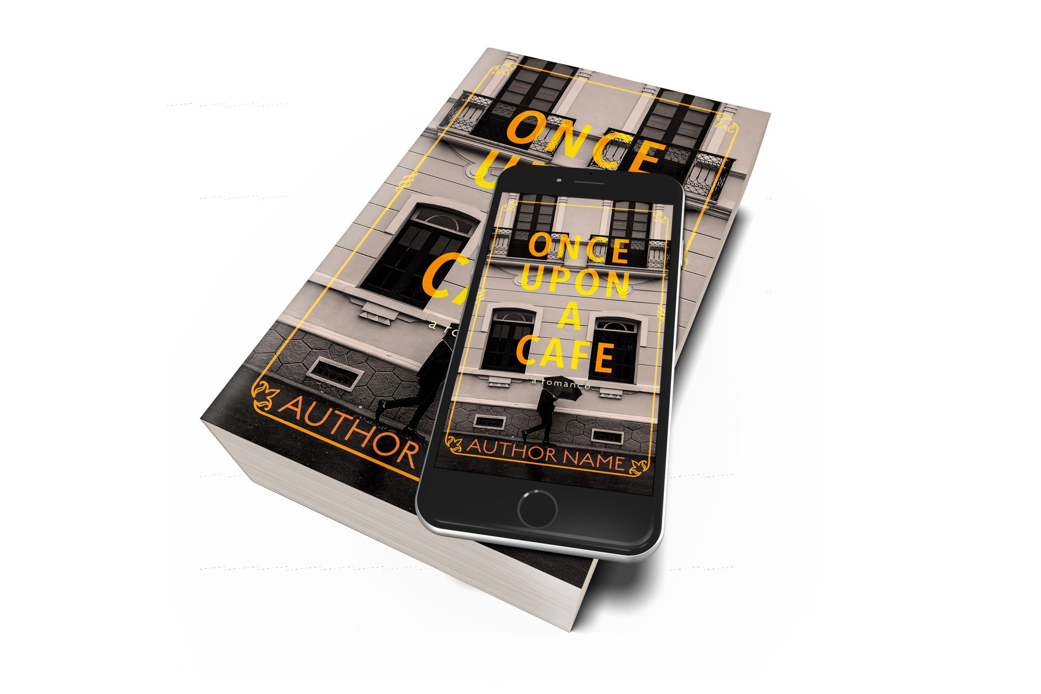 Pre-made Book Cover Hoja Designs %Product Description%