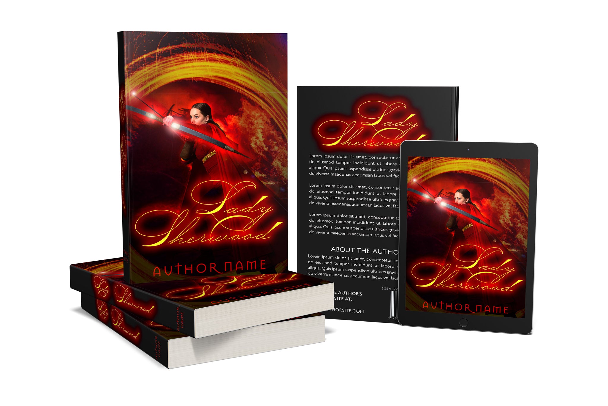 Pre-made Book Cover Hoja Designs %Product Description%