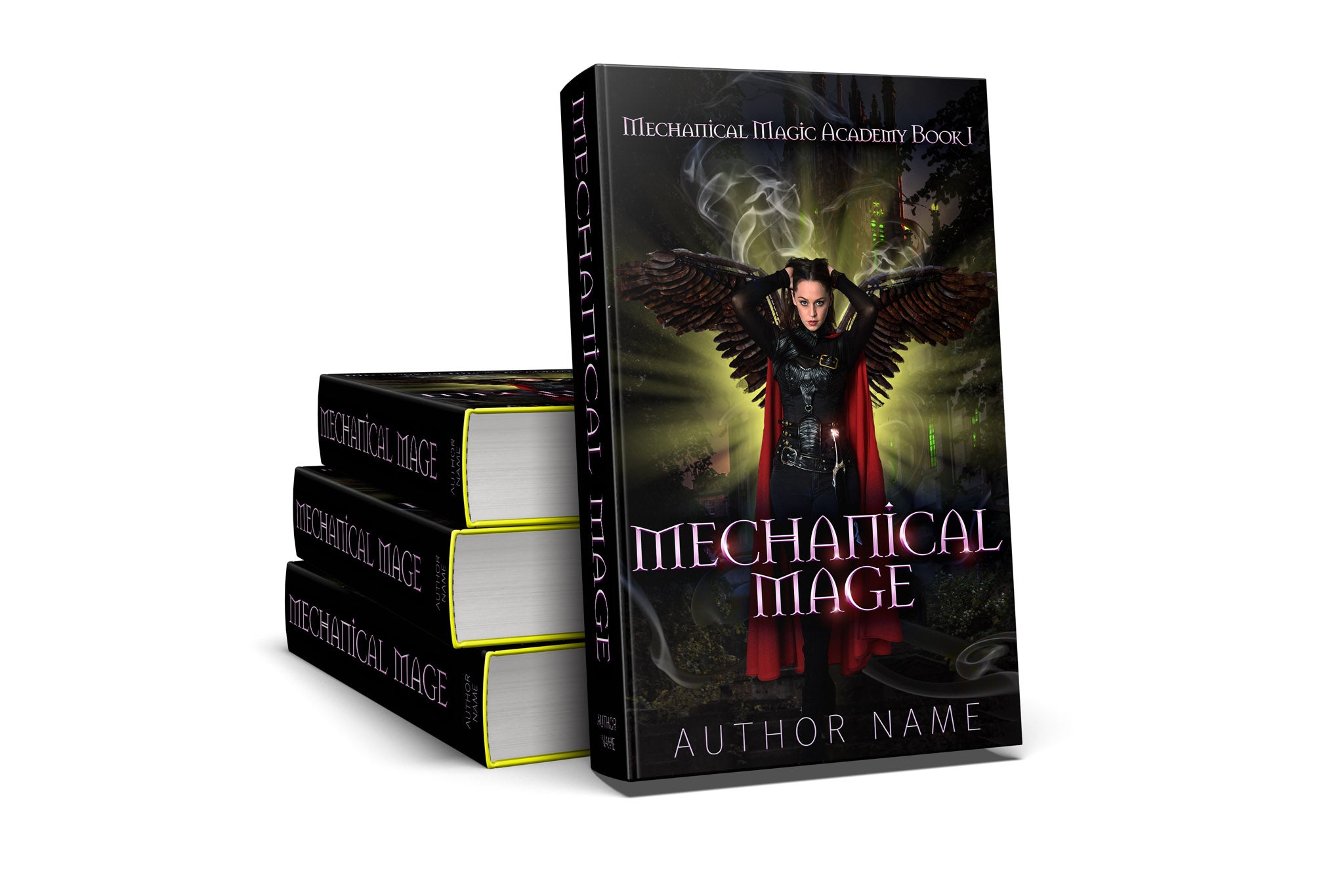 Pre-Made Book Cover Hoja Designs %Product Description%