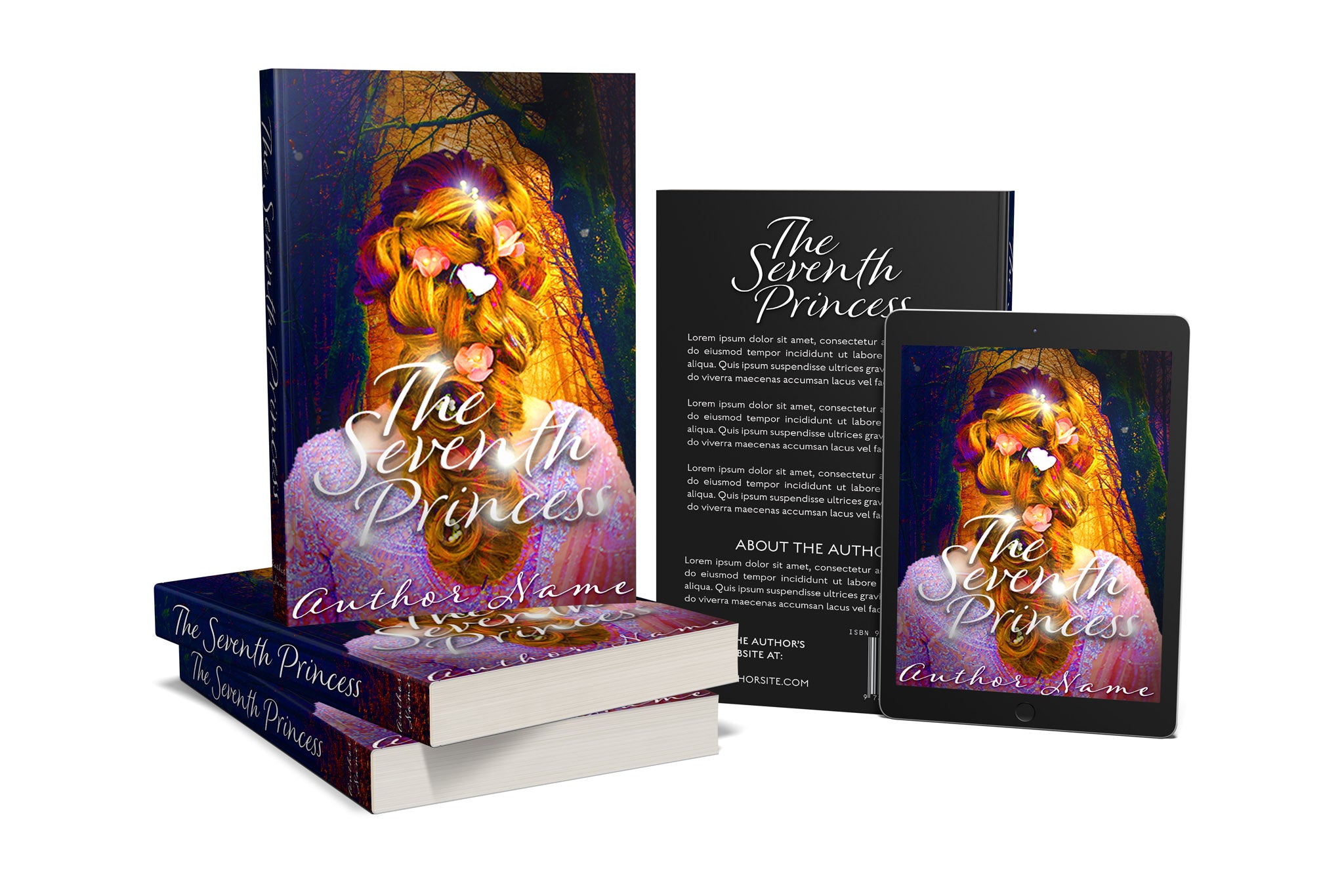 Pre-Made Book Cover Hoja Designs %Product Description%