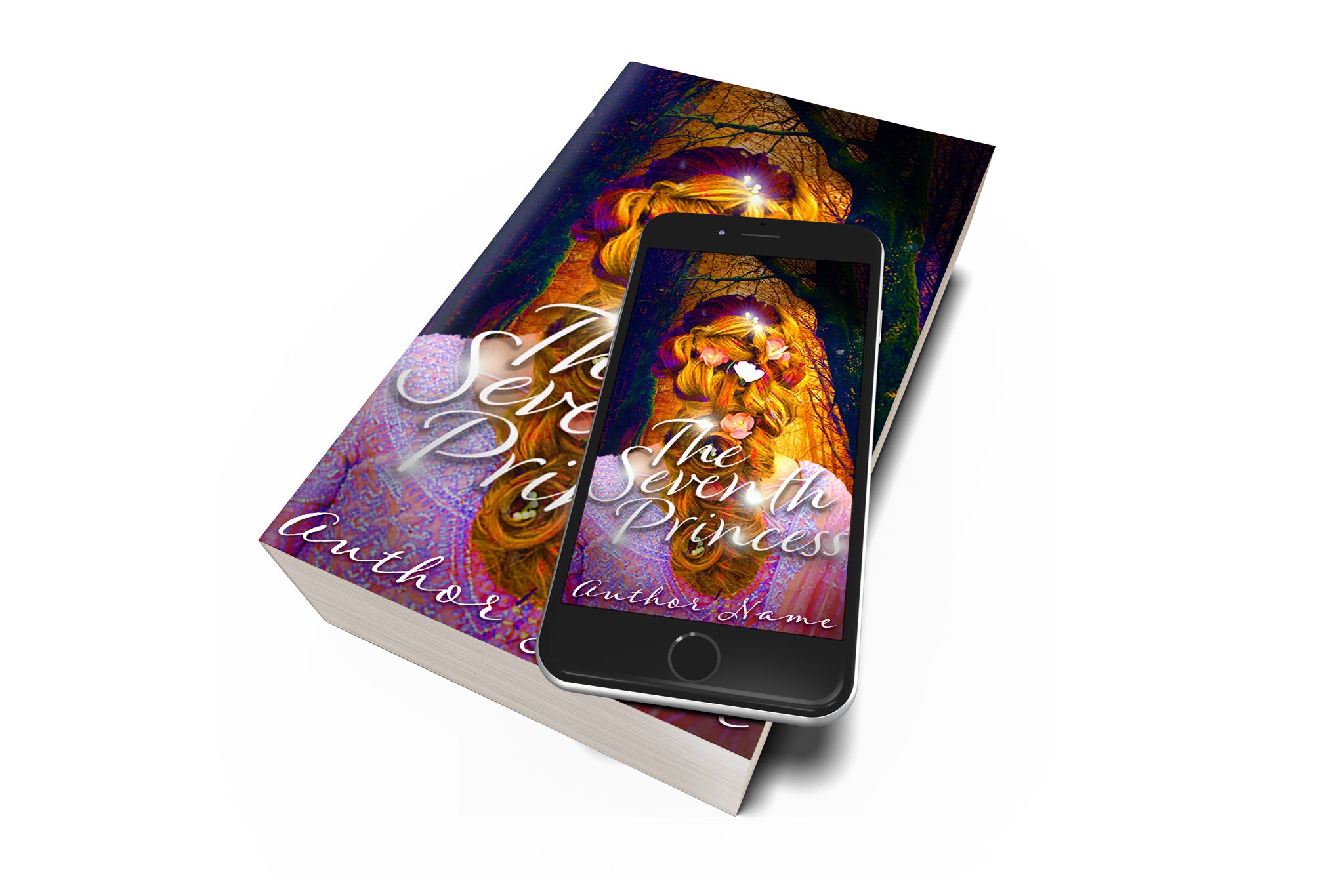 Pre-Made Book Cover Hoja Designs %Product Description%