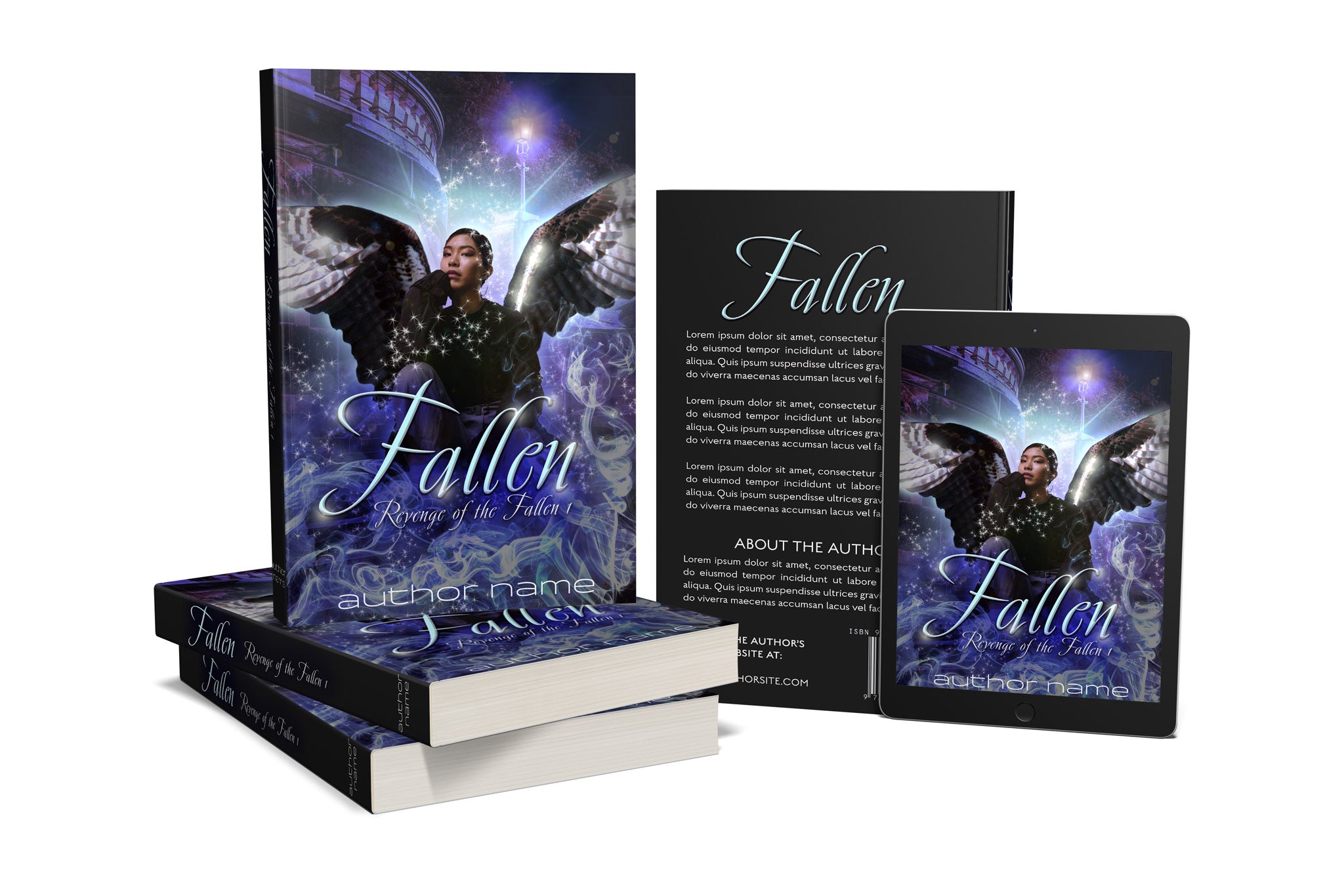 Pre-Made Book Cover Hoja Designs %Product Description%