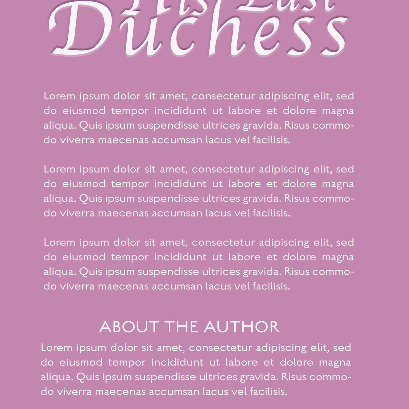 Pre-Made Book Cover Hoja Designs %Product Description%