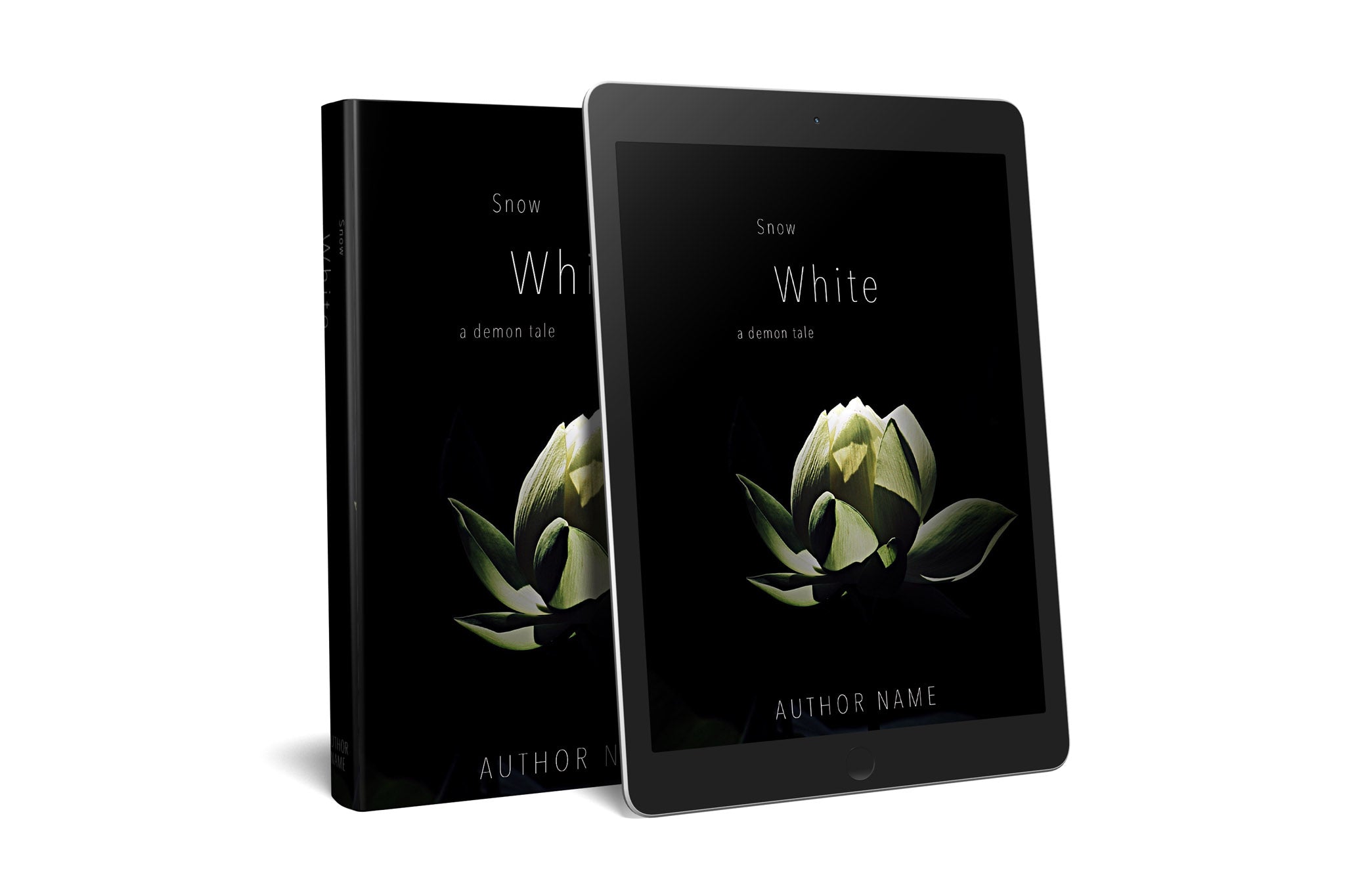 Pre-Made Book Cover Hoja Designs %Product Description%