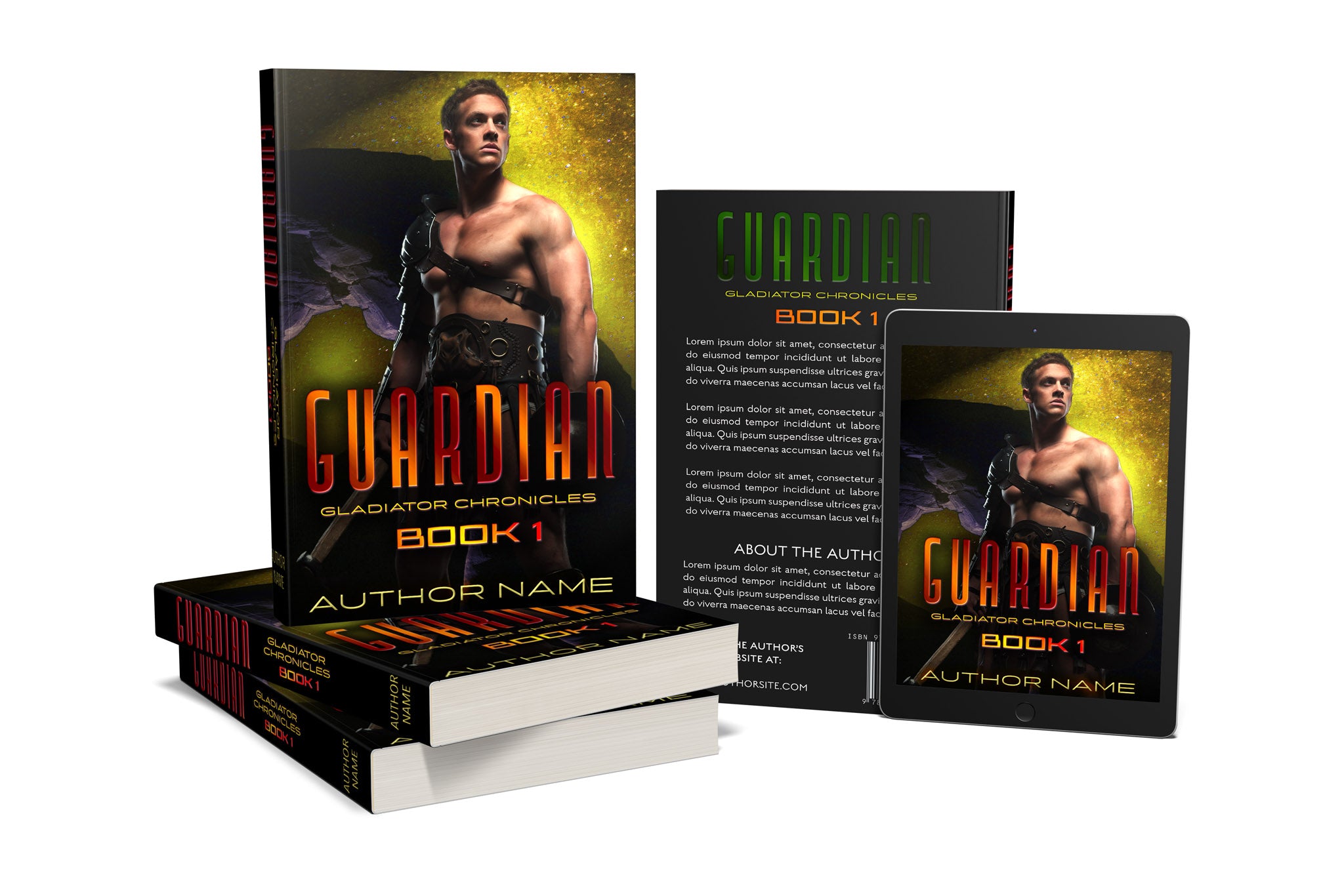 Pre-Made Book Cover Hoja Designs %Product Description%