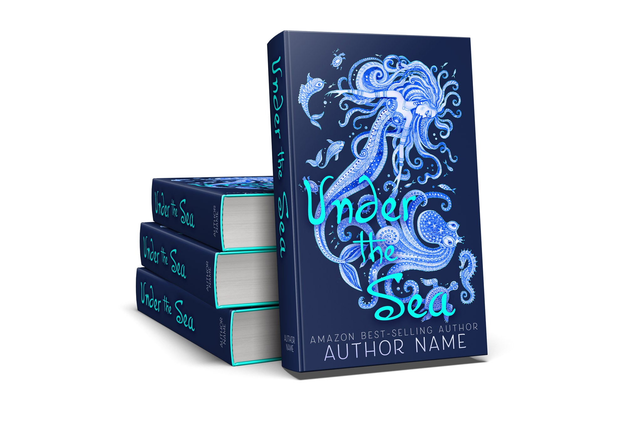 Pre-Made Book Cover Hoja Designs %Product Description%