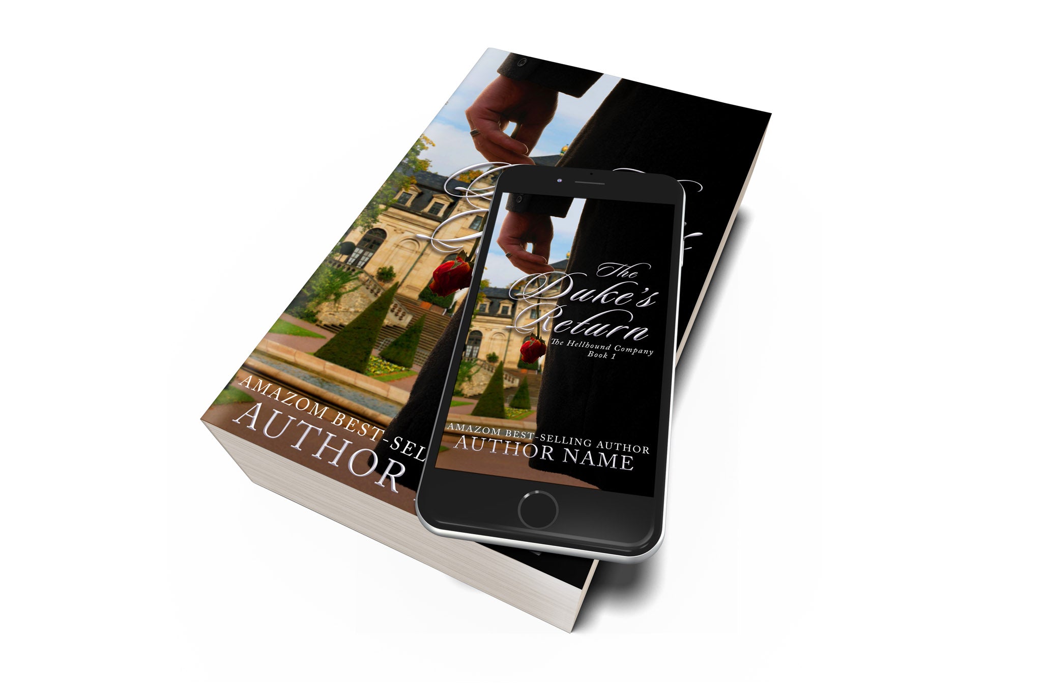 Pre-Made Book Cover Hoja Designs %Product Description%