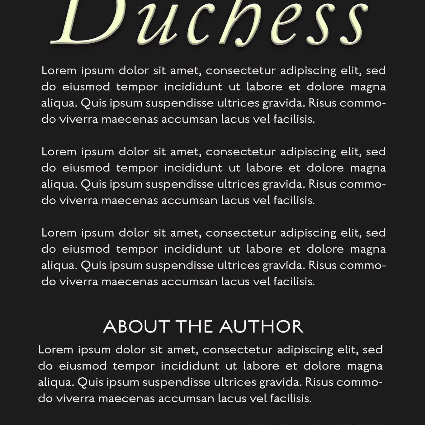 Pre-Made Book Cover Hoja Designs %Product Description%