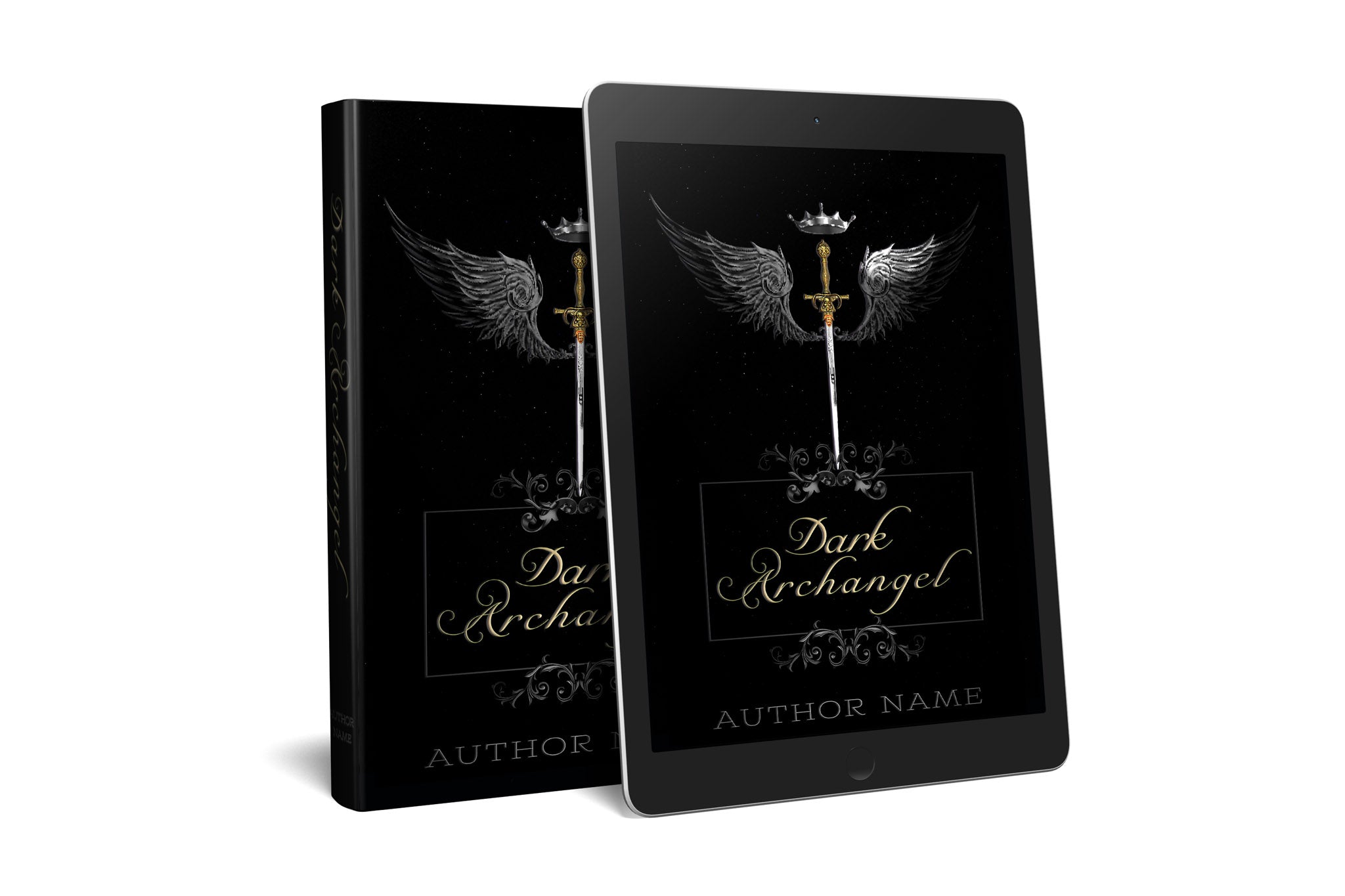 Pre-Made Book Cover Hoja Designs %Product Description%