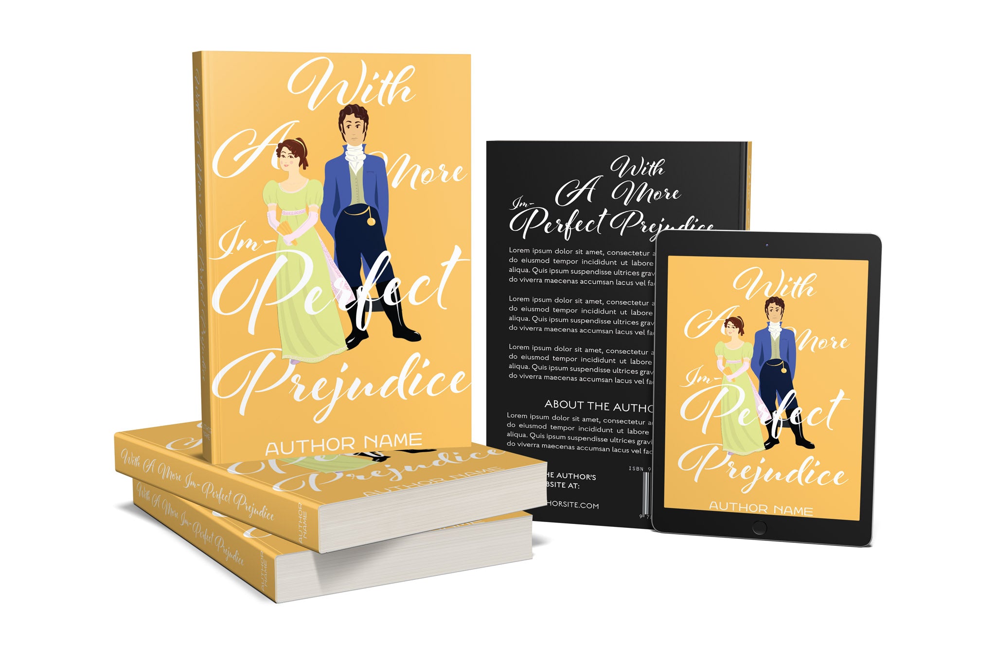 Pre-Made Book Cover Hoja Designs %Product Description%