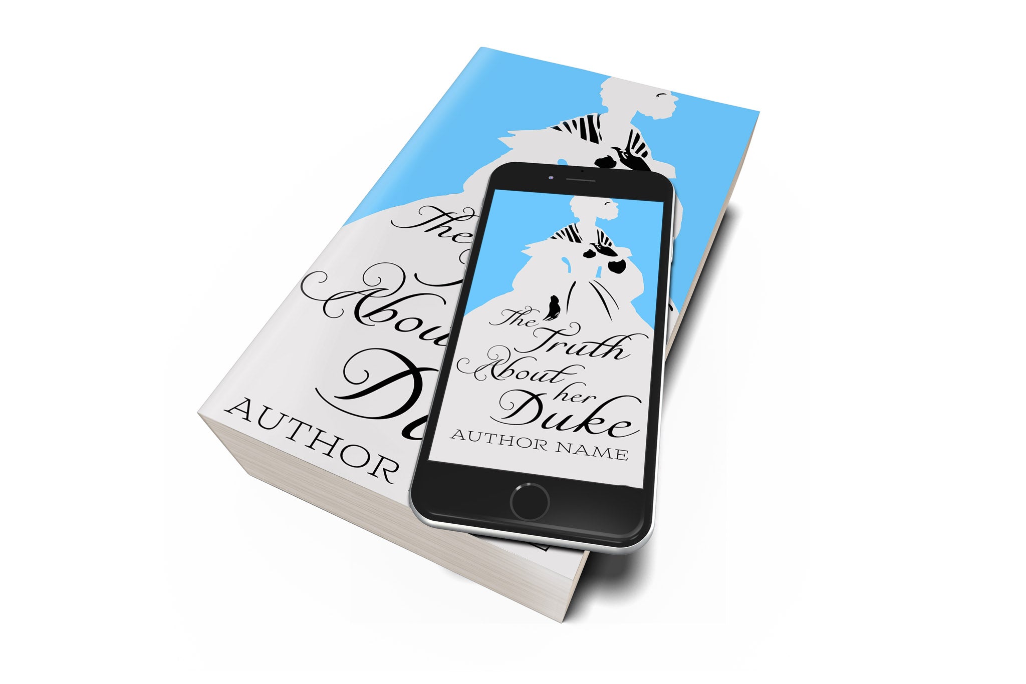 Pre-Made Book Cover Hoja Designs %Product Description%