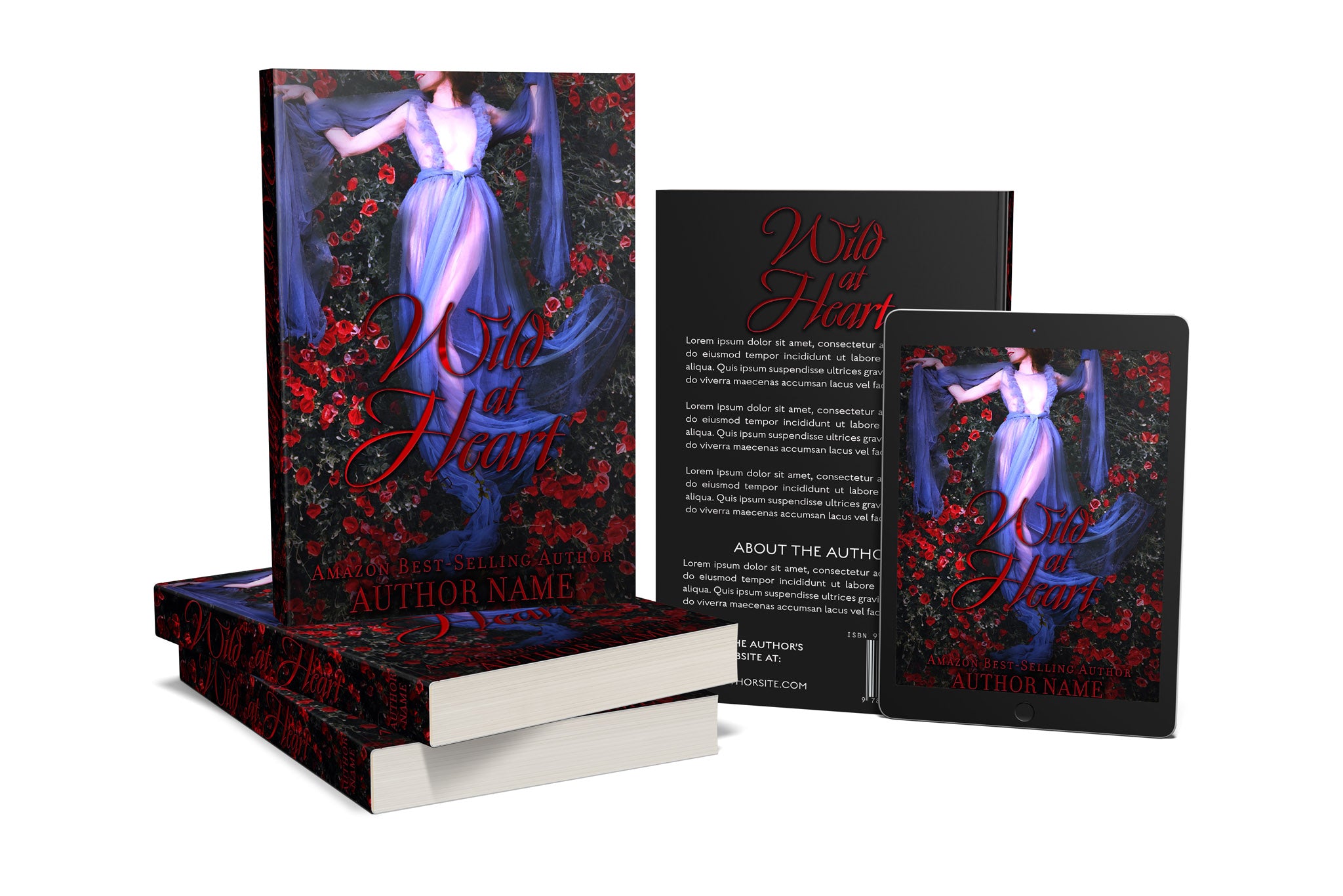 Pre-Made Book Cover Hoja Designs %Product Description%