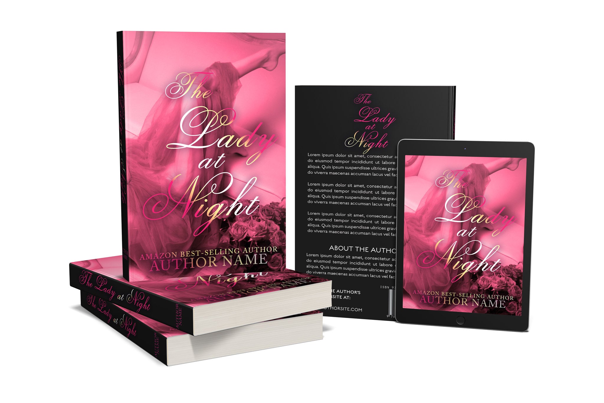 Pre-Made Book Cover Hoja Designs %Product Description%