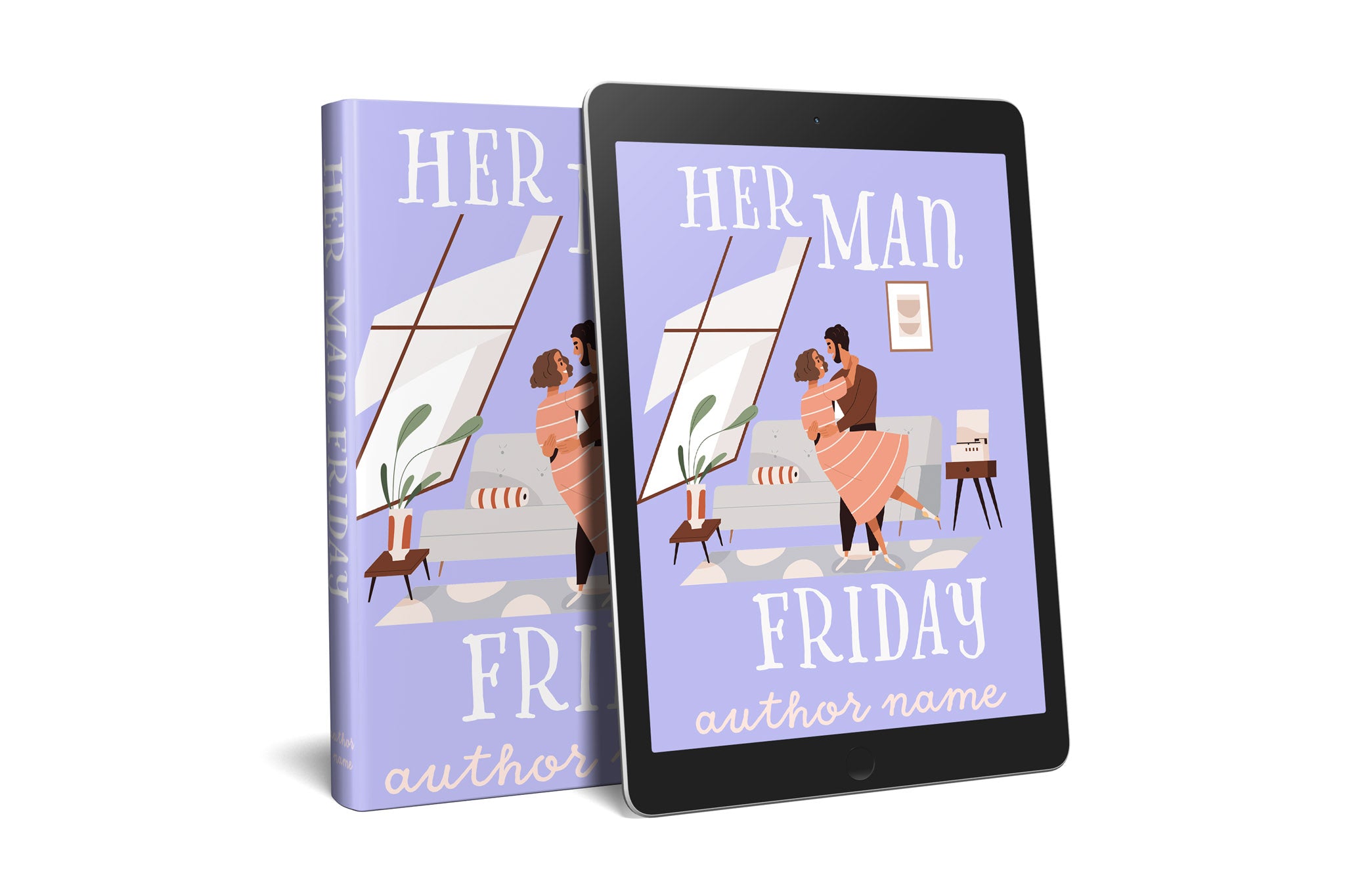 Pre-Made Book Cover Hoja Designs %Product Description%