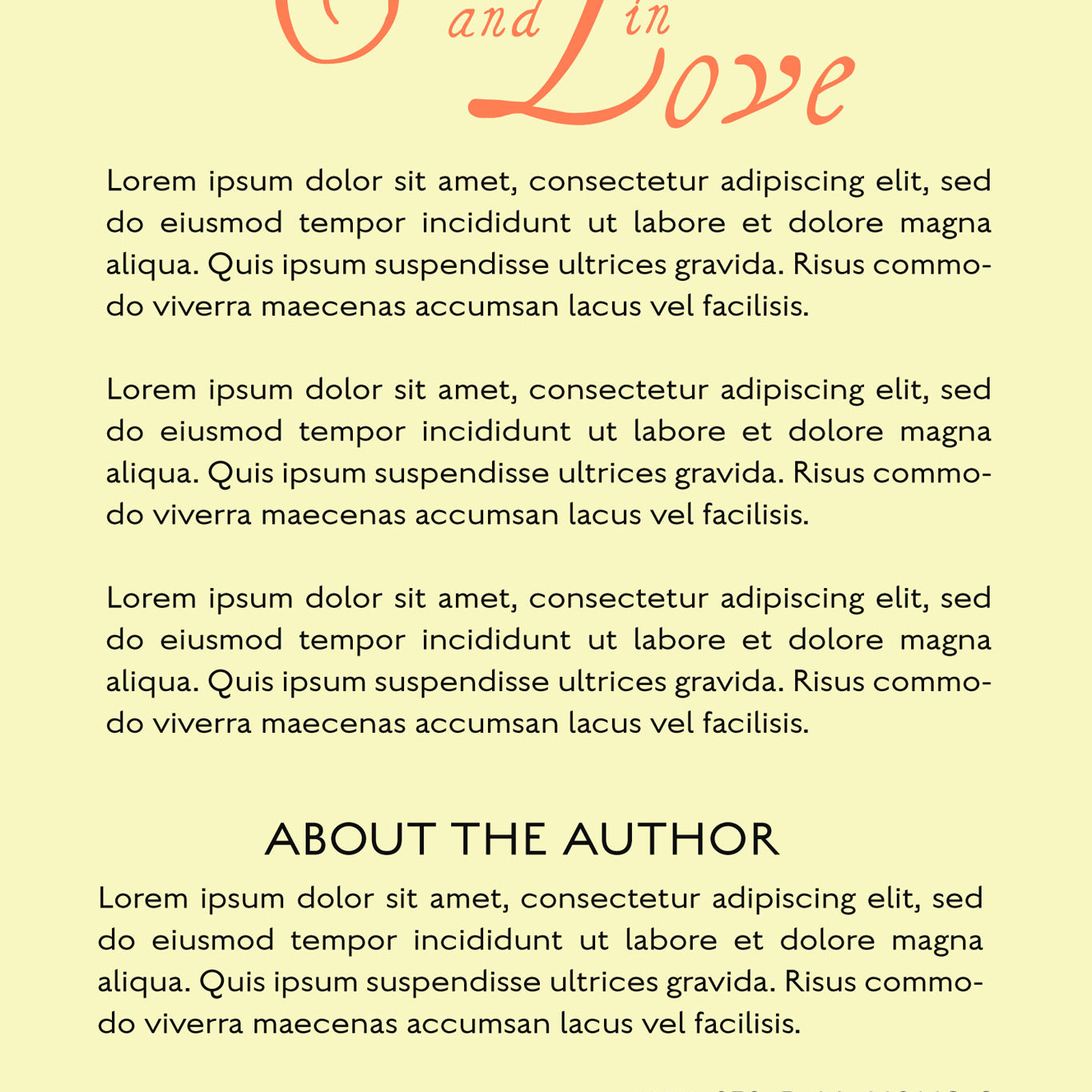Pre-Made Book Cover Hoja Designs %Product Description%