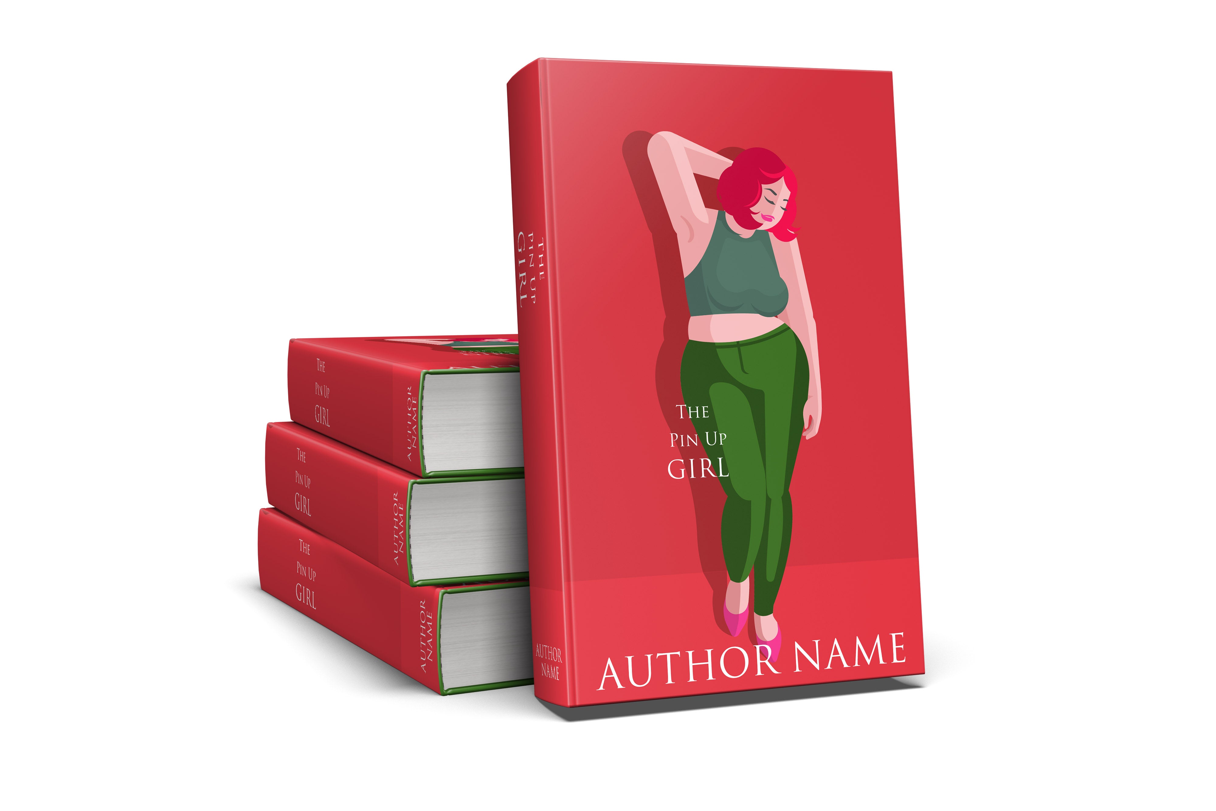 Pre-Made Book Cover Hoja Designs %Product Description%