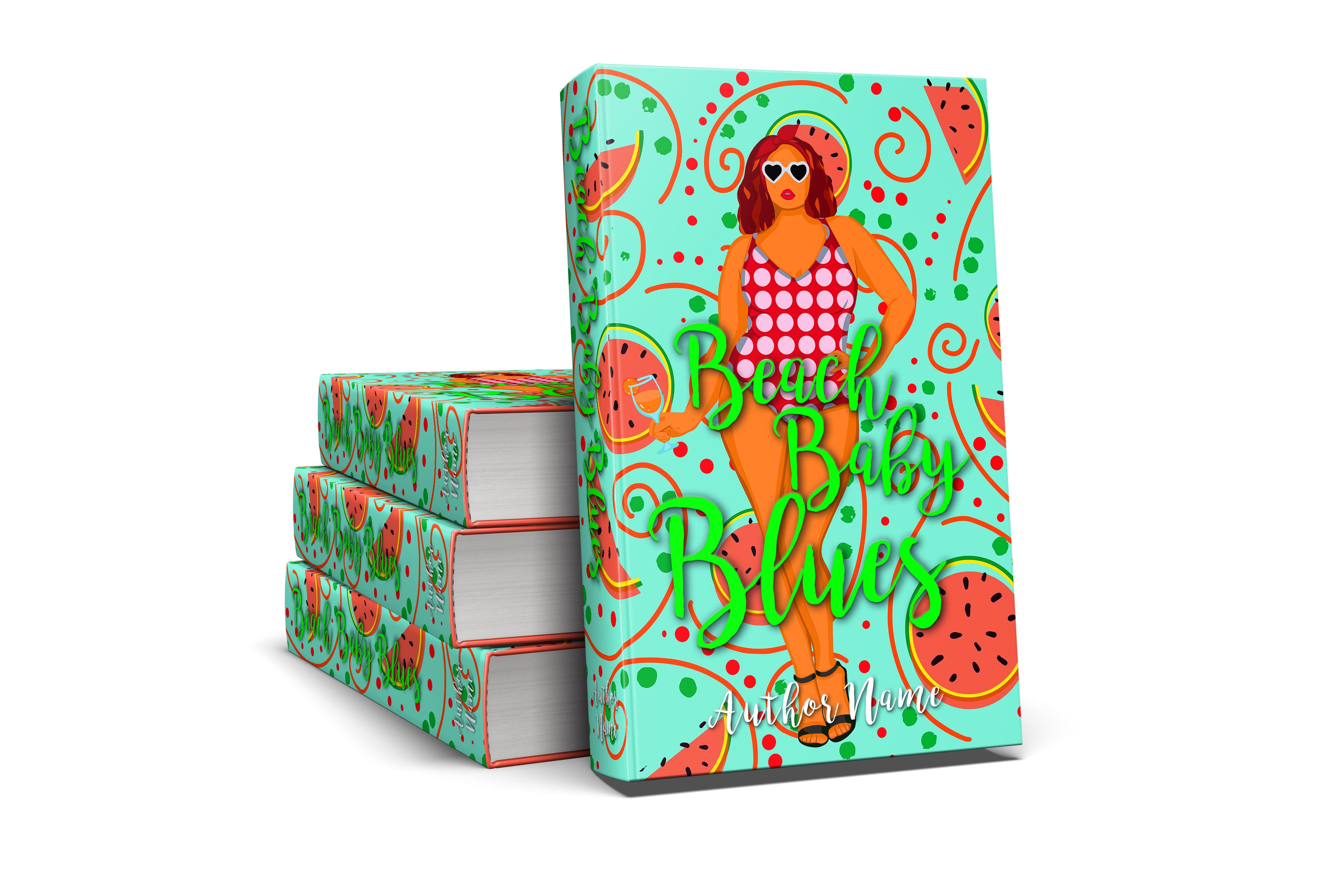 Pre-Made Book Cover Hoja Designs %Product Description%