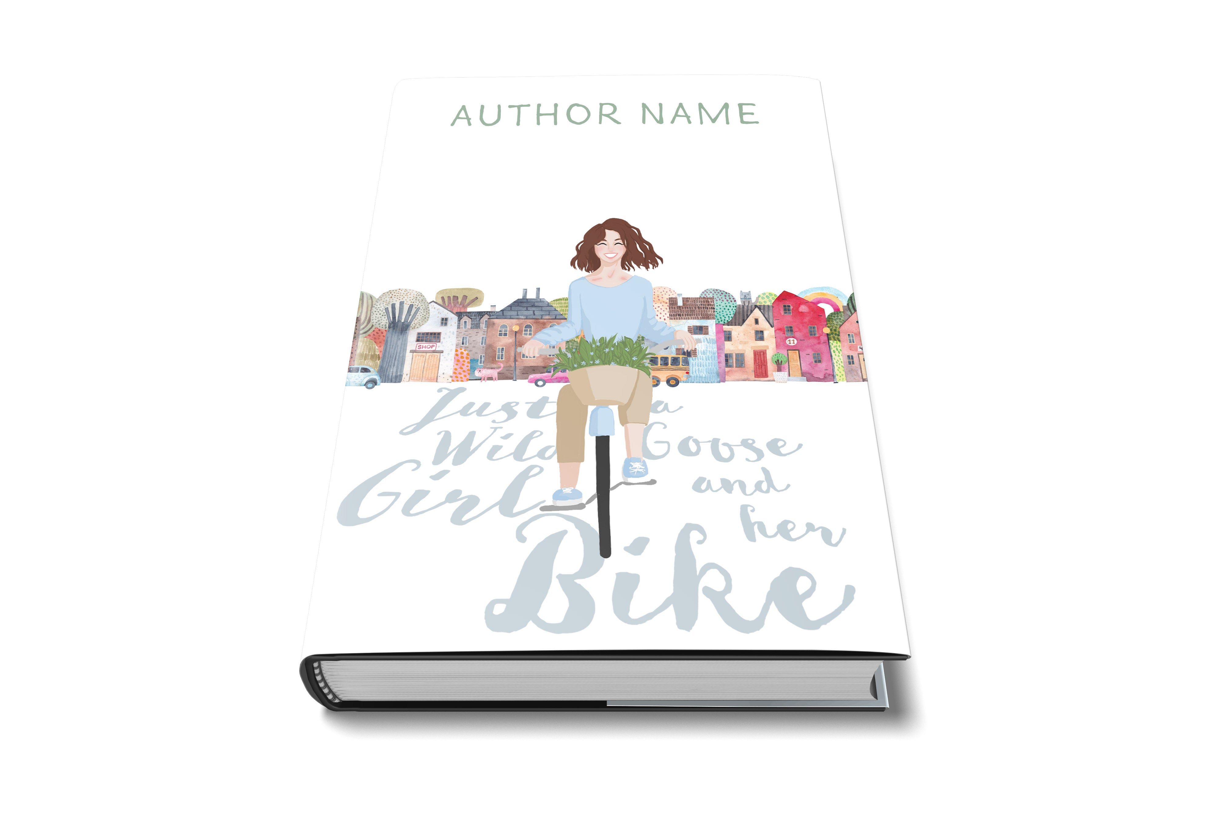 Pre-Made Book Cover Hoja Designs %Product Description%