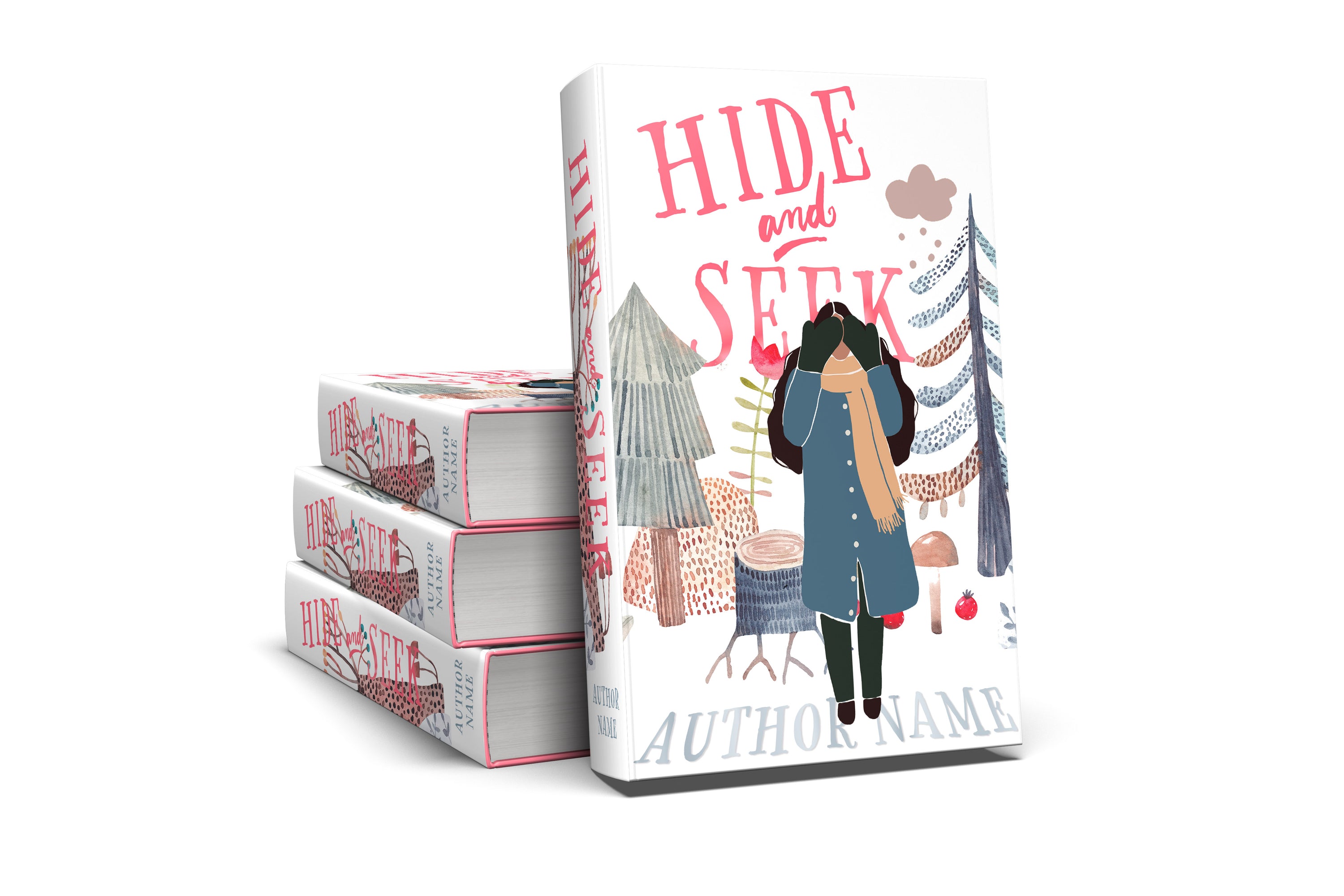 Pre-Made Book Cover Hoja Designs %Product Description%