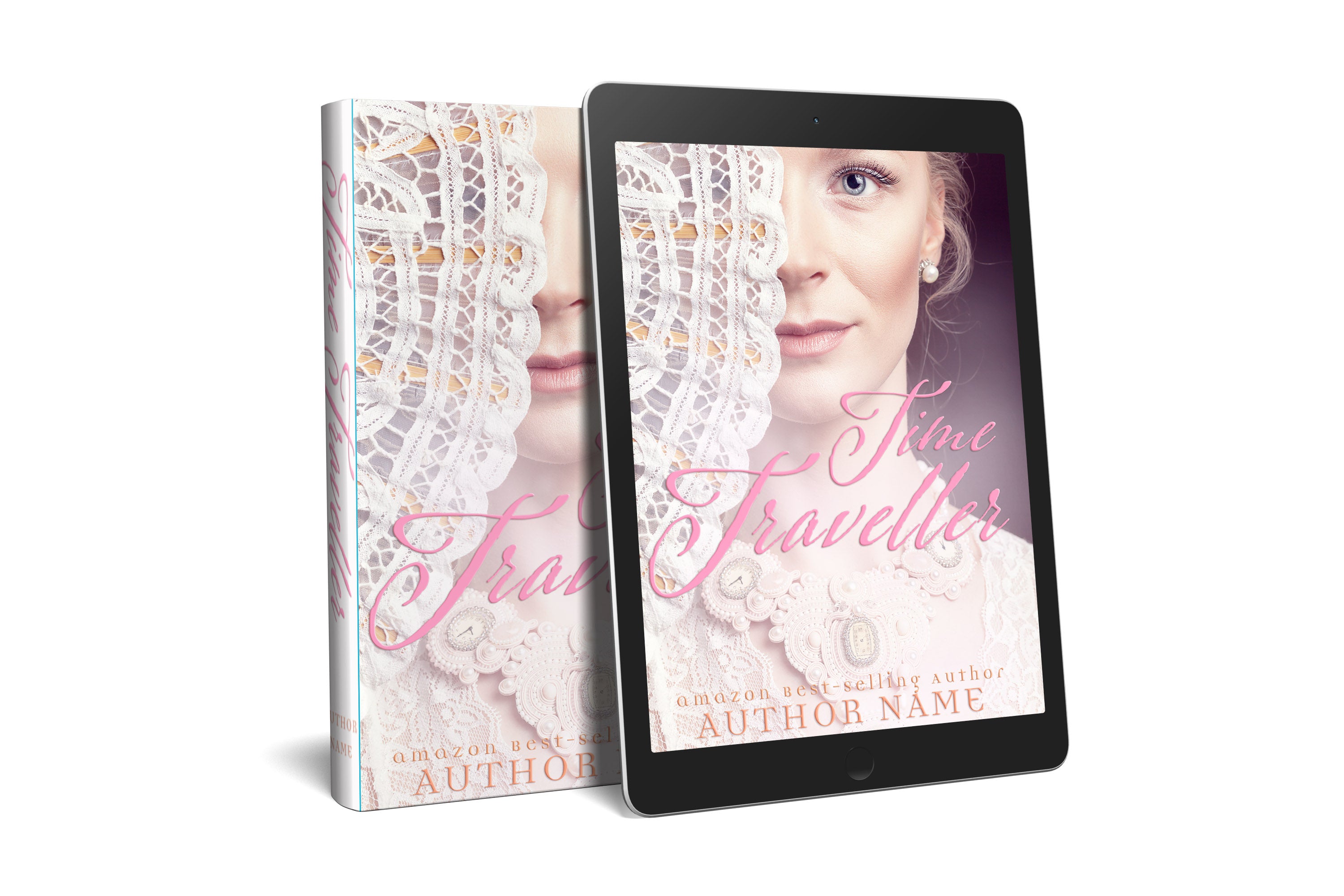 Pre-Made Book Cover Hoja Designs %Product Description%