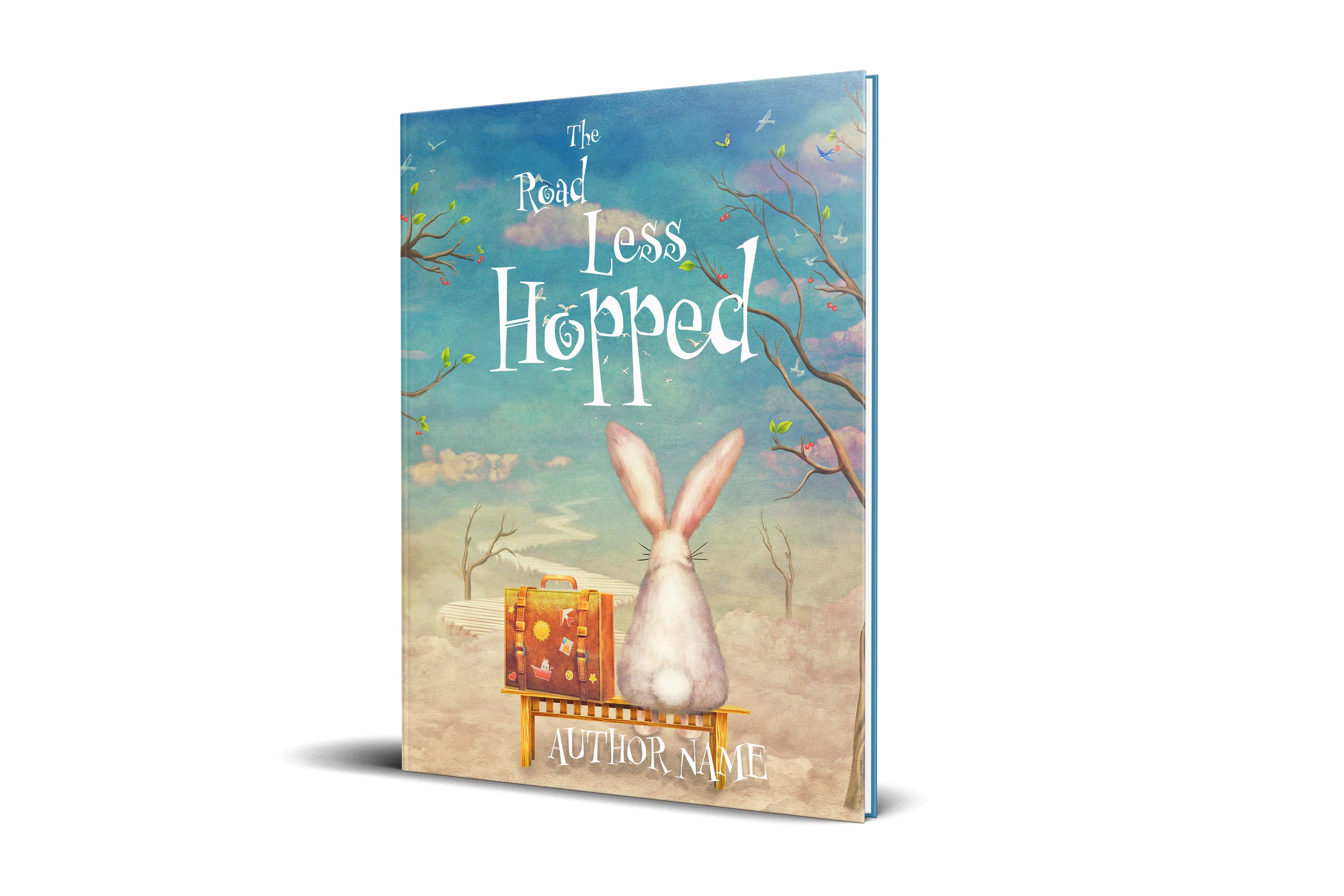 Pre-Made Book Cover Hoja Designs %Product Description%