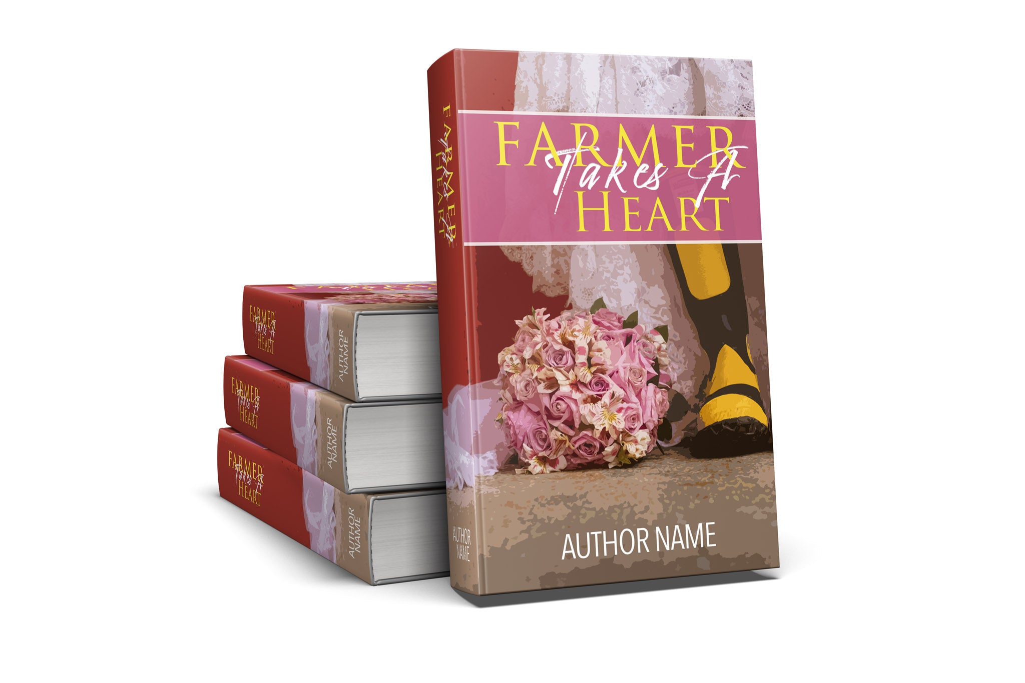 Pre-Made Book Cover Hoja Designs %Product Description%