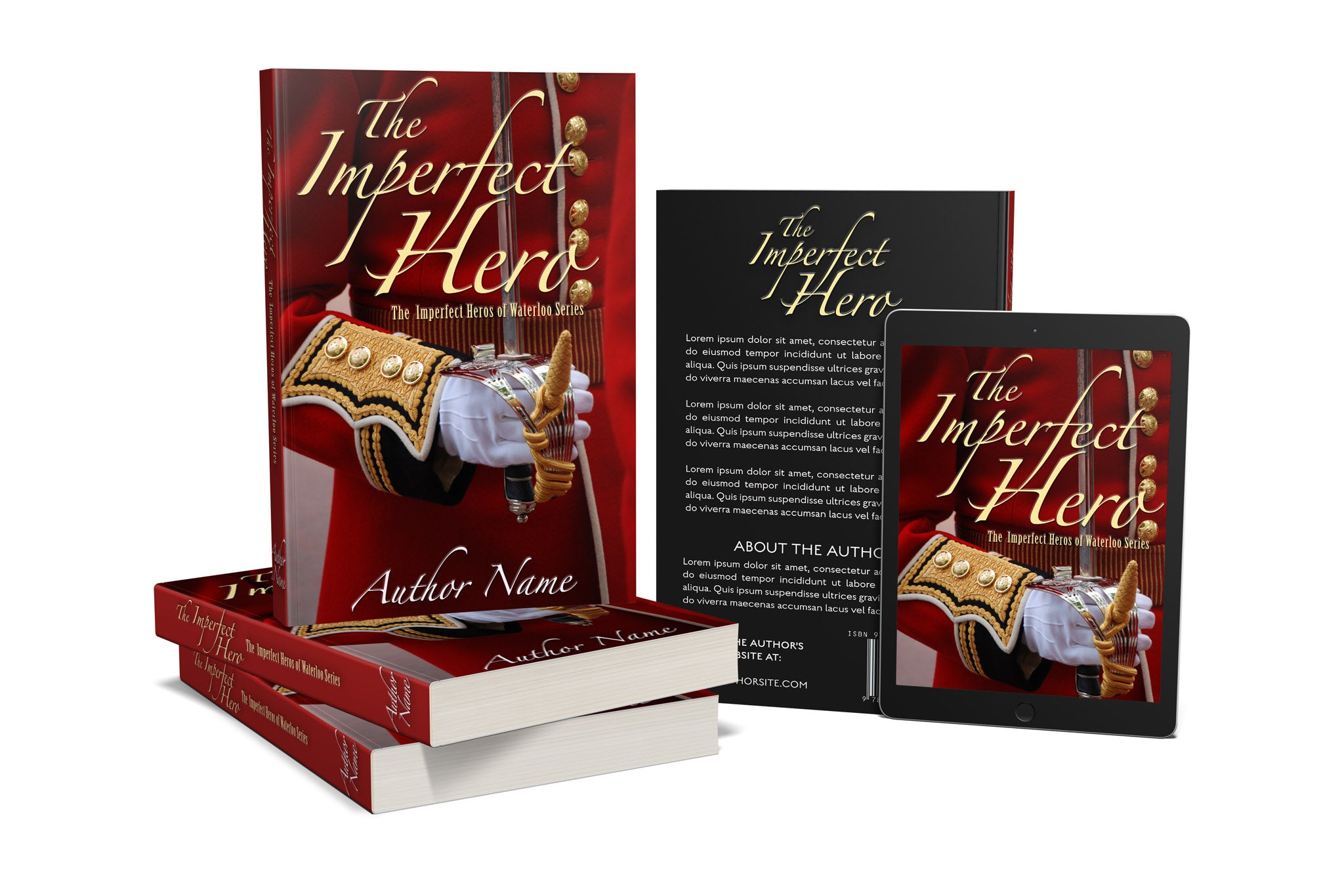 Pre-Made Book Cover Hoja Designs %Product Description%