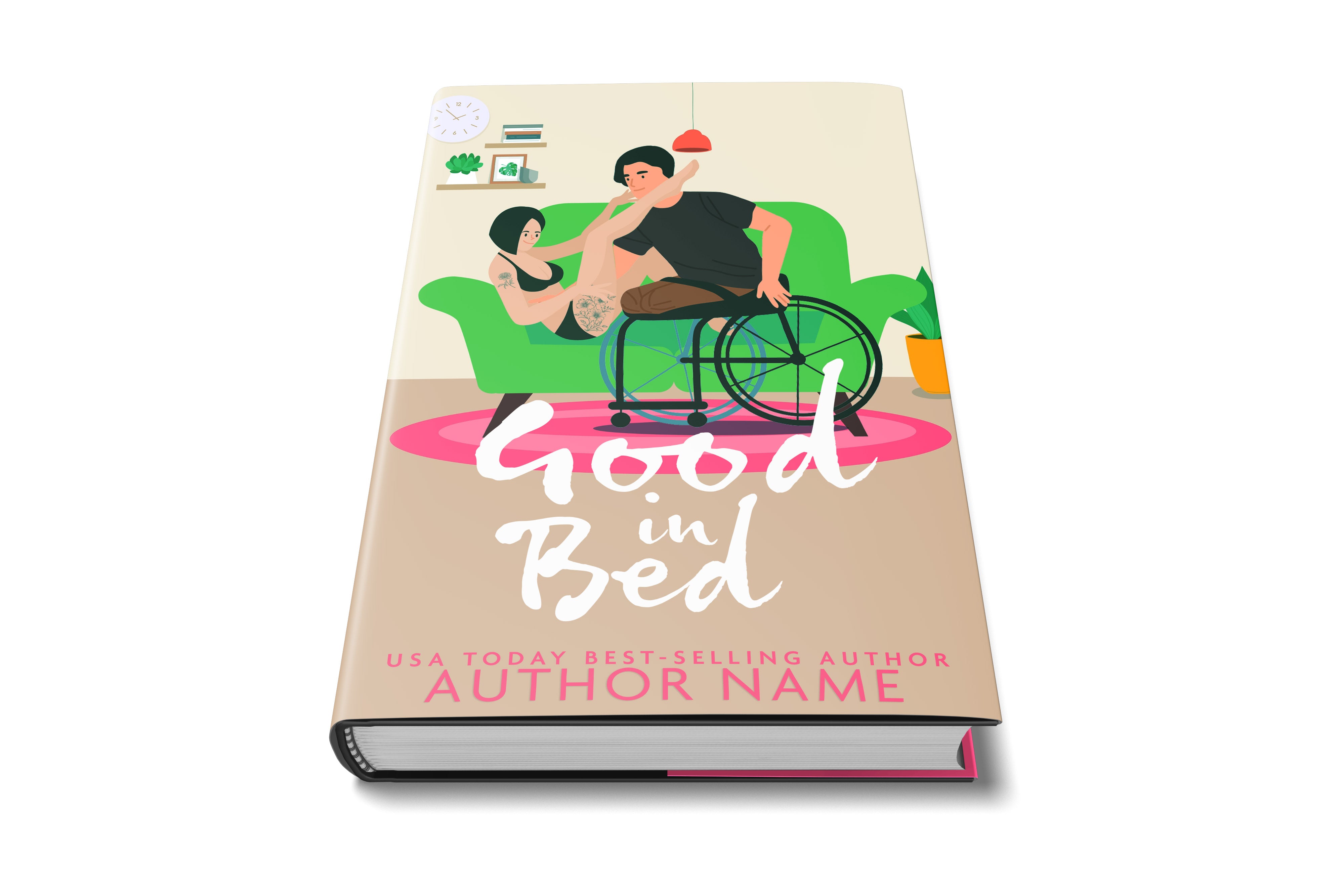 Pre-Made Book Cover Hoja Designs %Product Description%