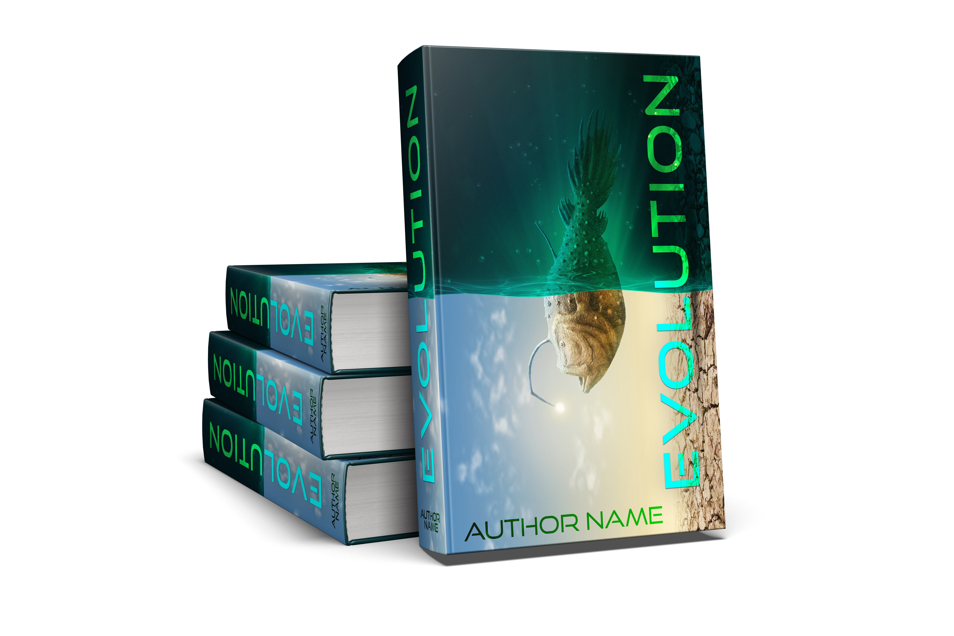 Pre-Made Book Cover Hoja Designs %Product Description%