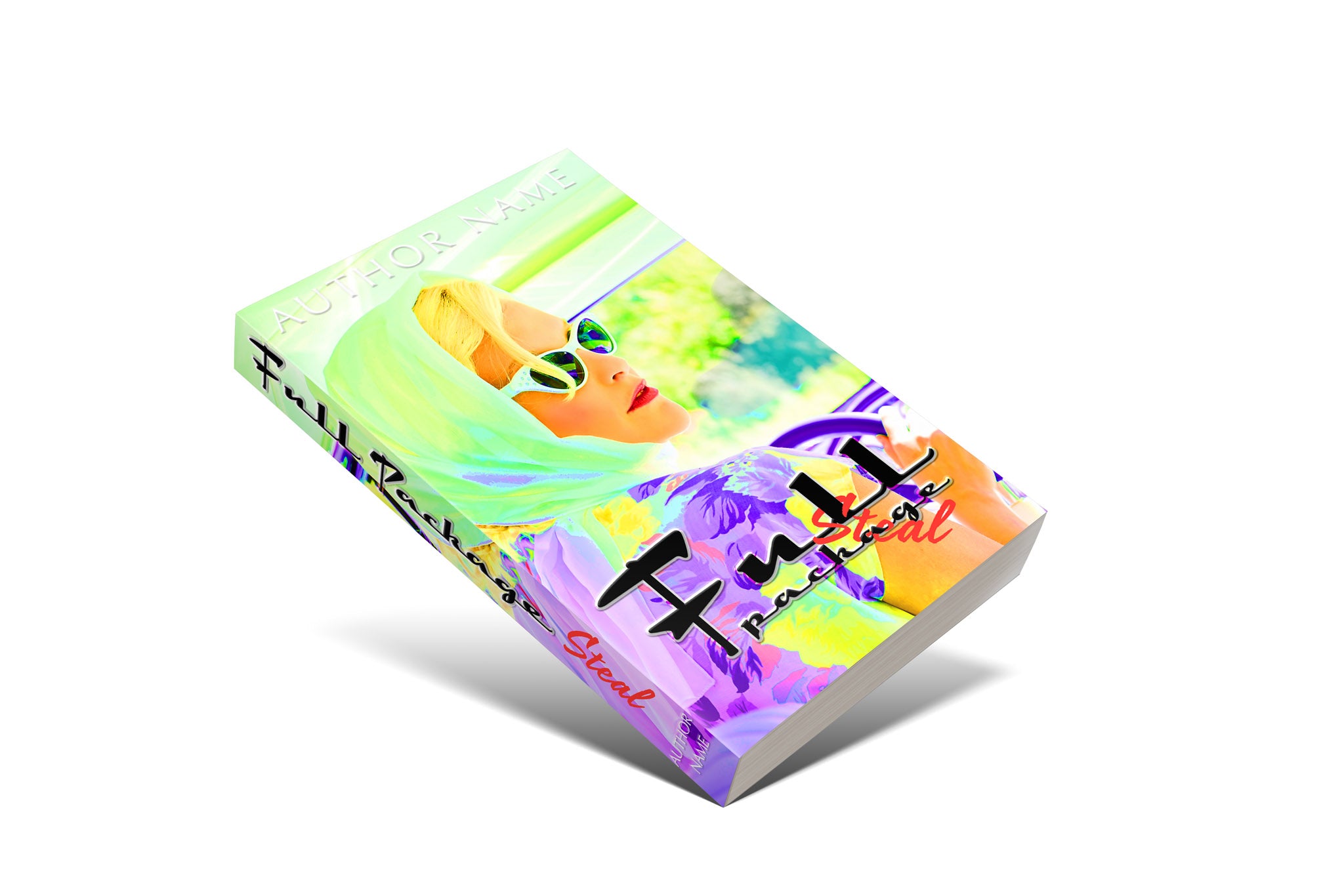 Pre-Made Book Cover Hoja Designs %Product Description%