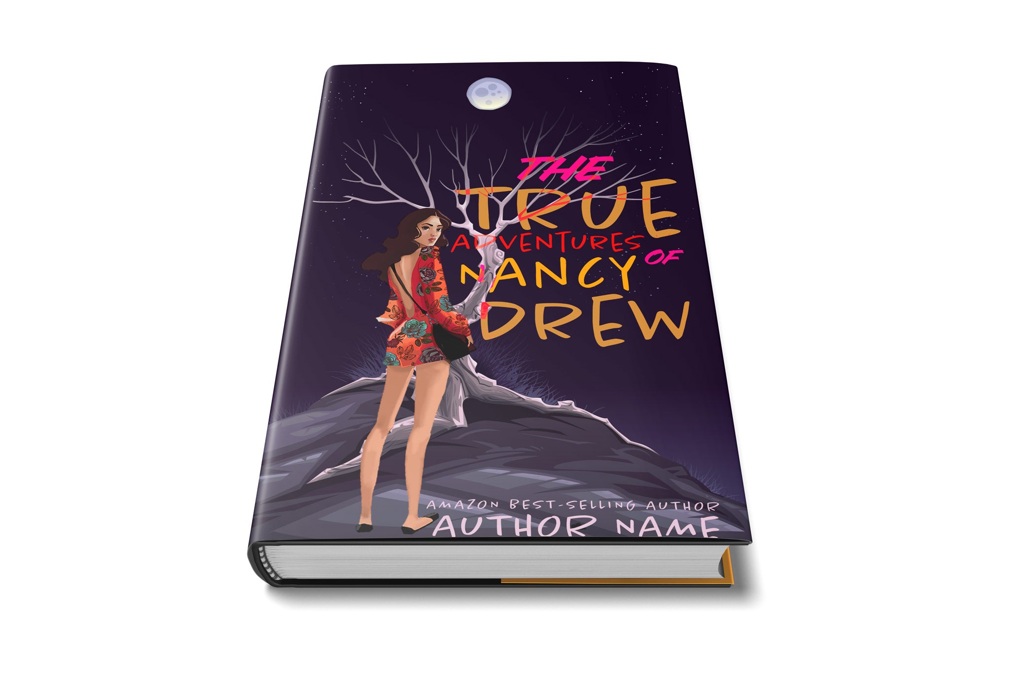 Pre-Made Book Cover Hoja Designs %Product Description%