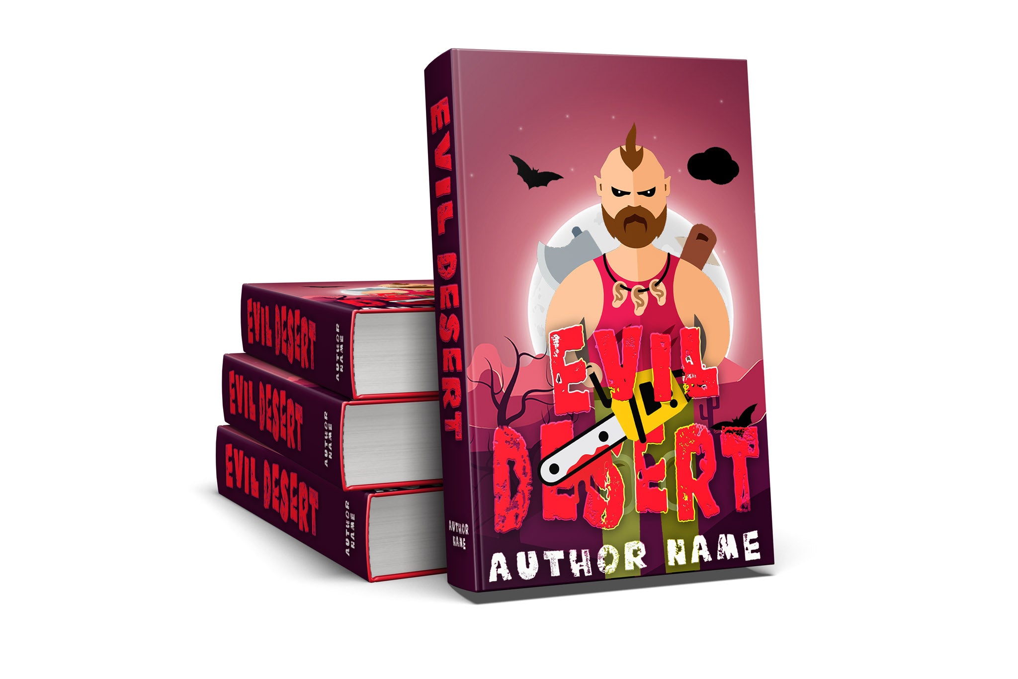 Pre-Made Book Cover Hoja Designs %Product Description%