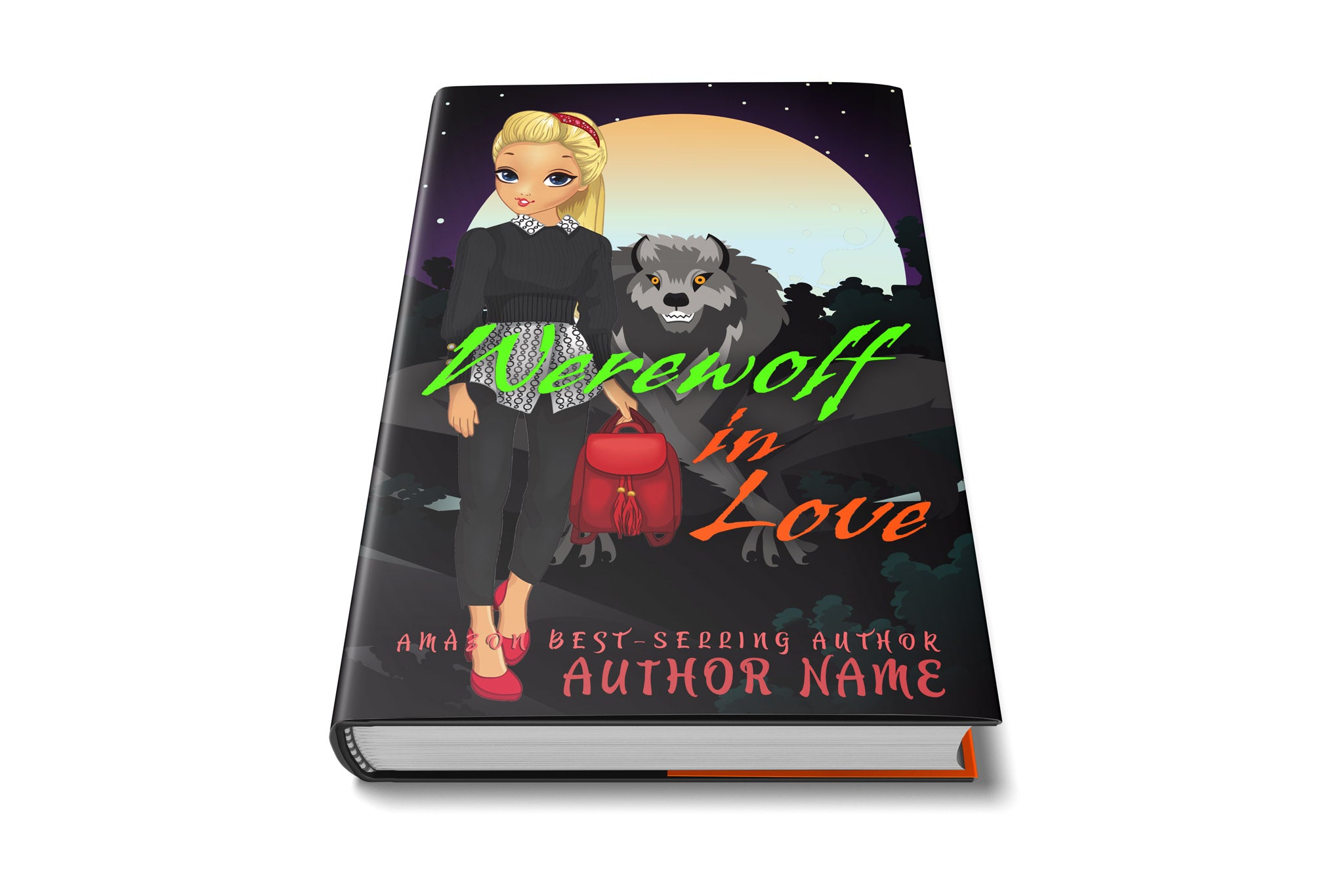 Pre-Made Book Cover Hoja Designs %Product Description%