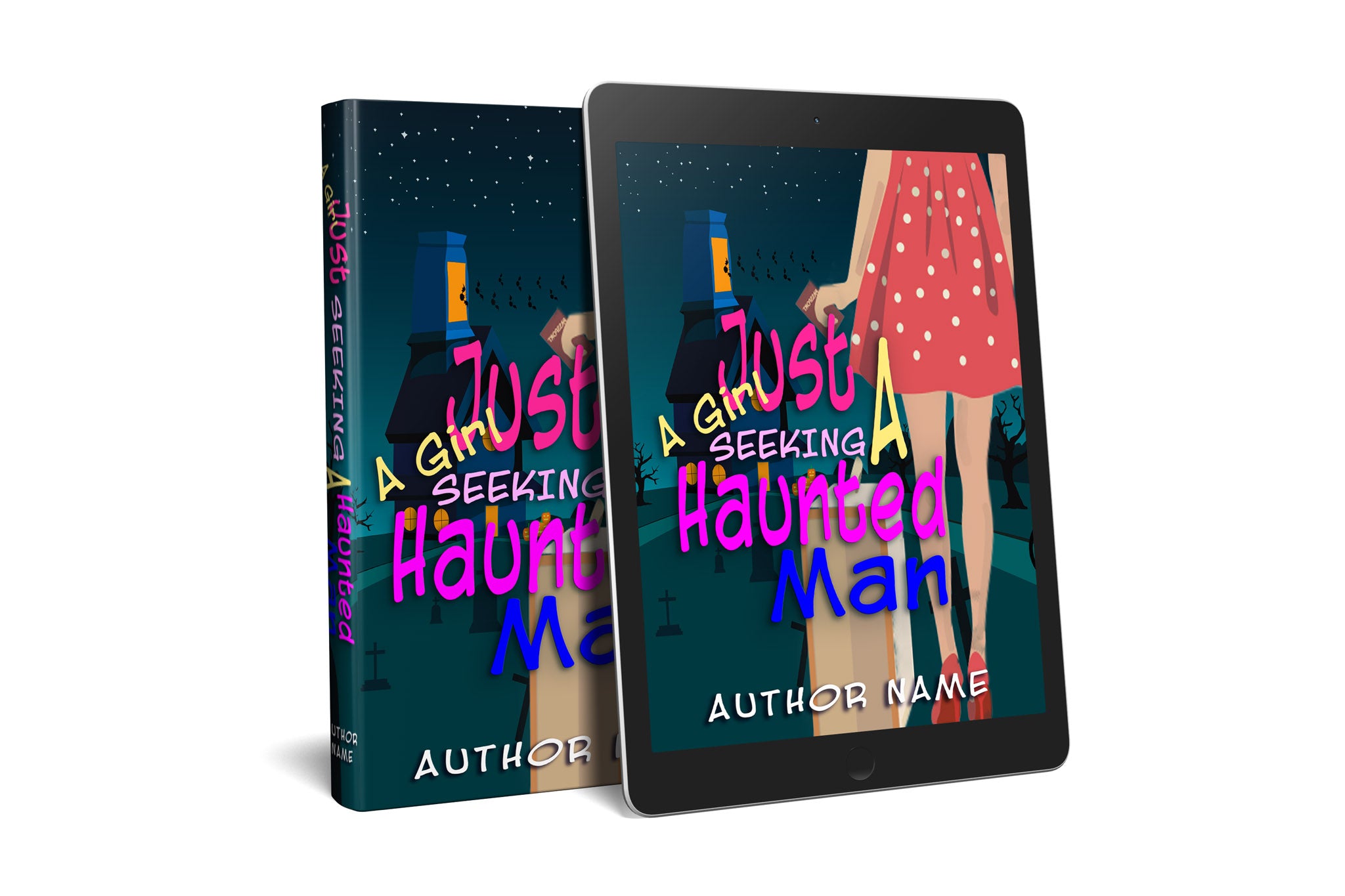 Pre-Made Book Cover Hoja Designs %Product Description%