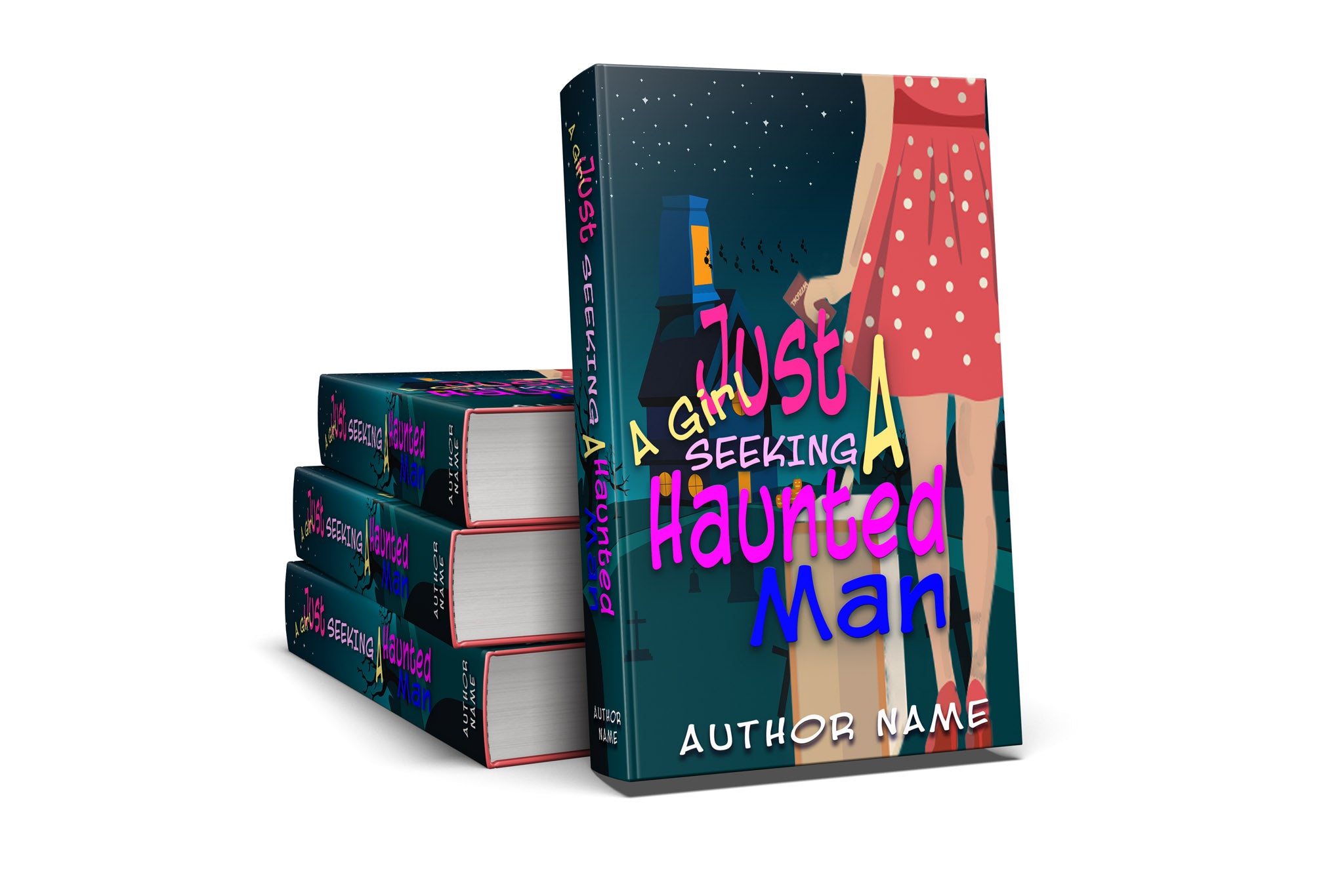 Pre-Made Book Cover Hoja Designs %Product Description%