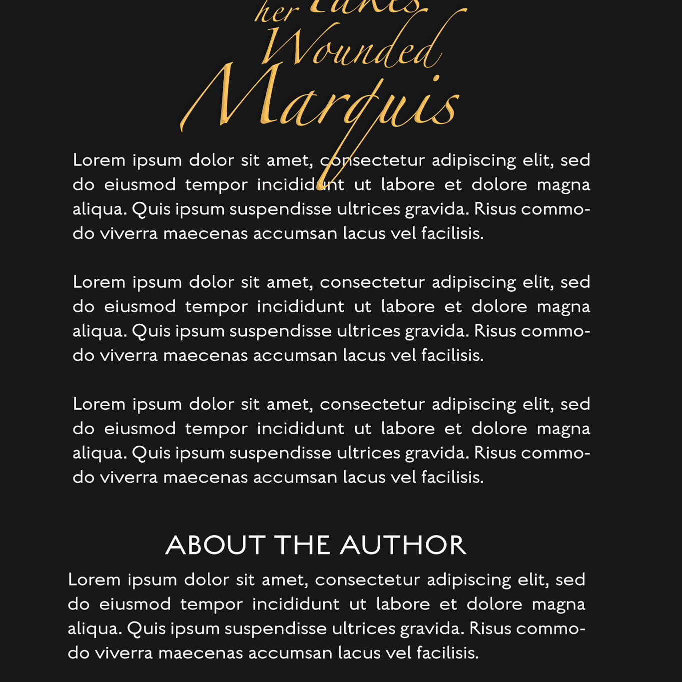 Pre-Made Book Cover Hoja Designs %Product Description%