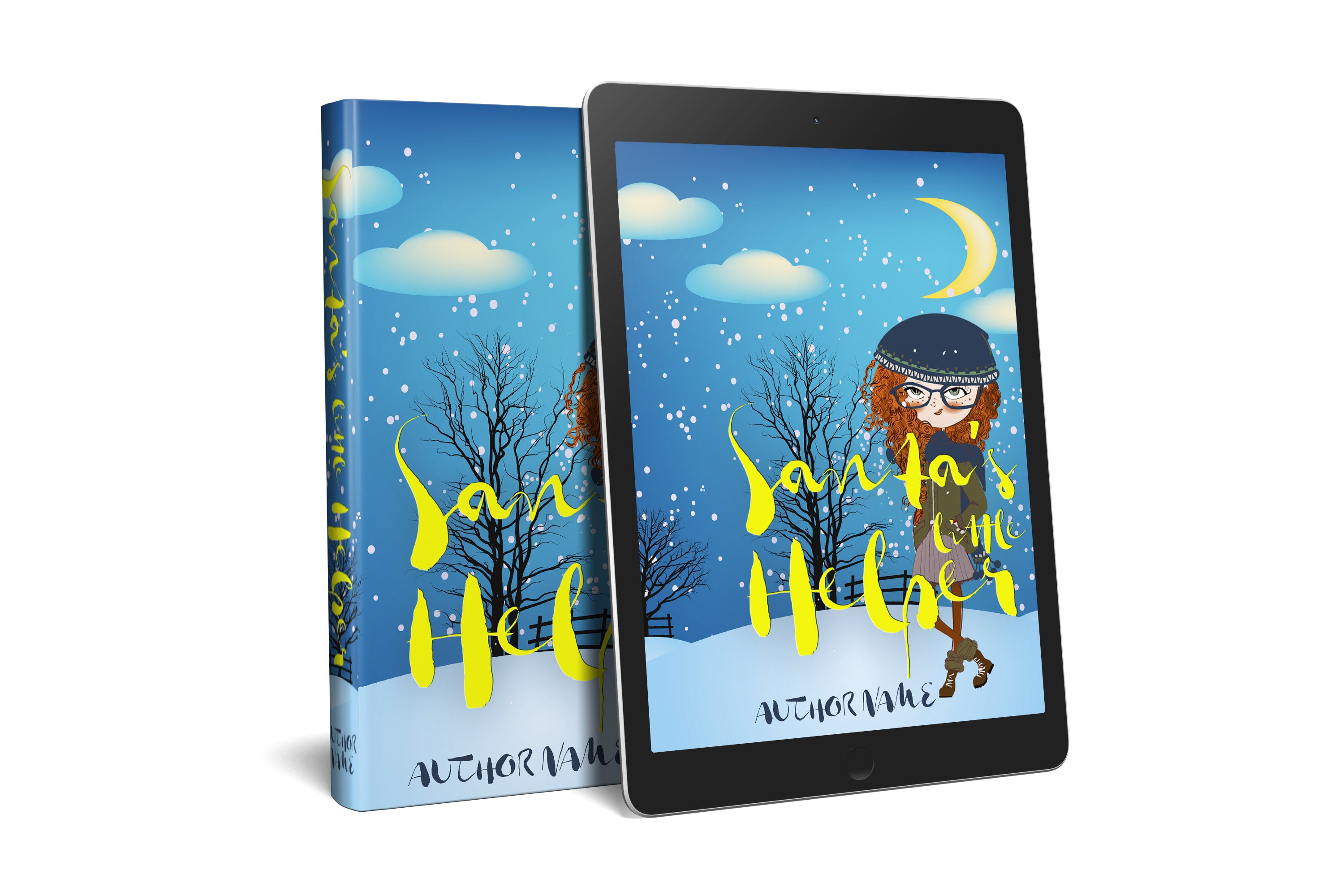 Pre-Made Book Cover Hoja Designs %Product Description%