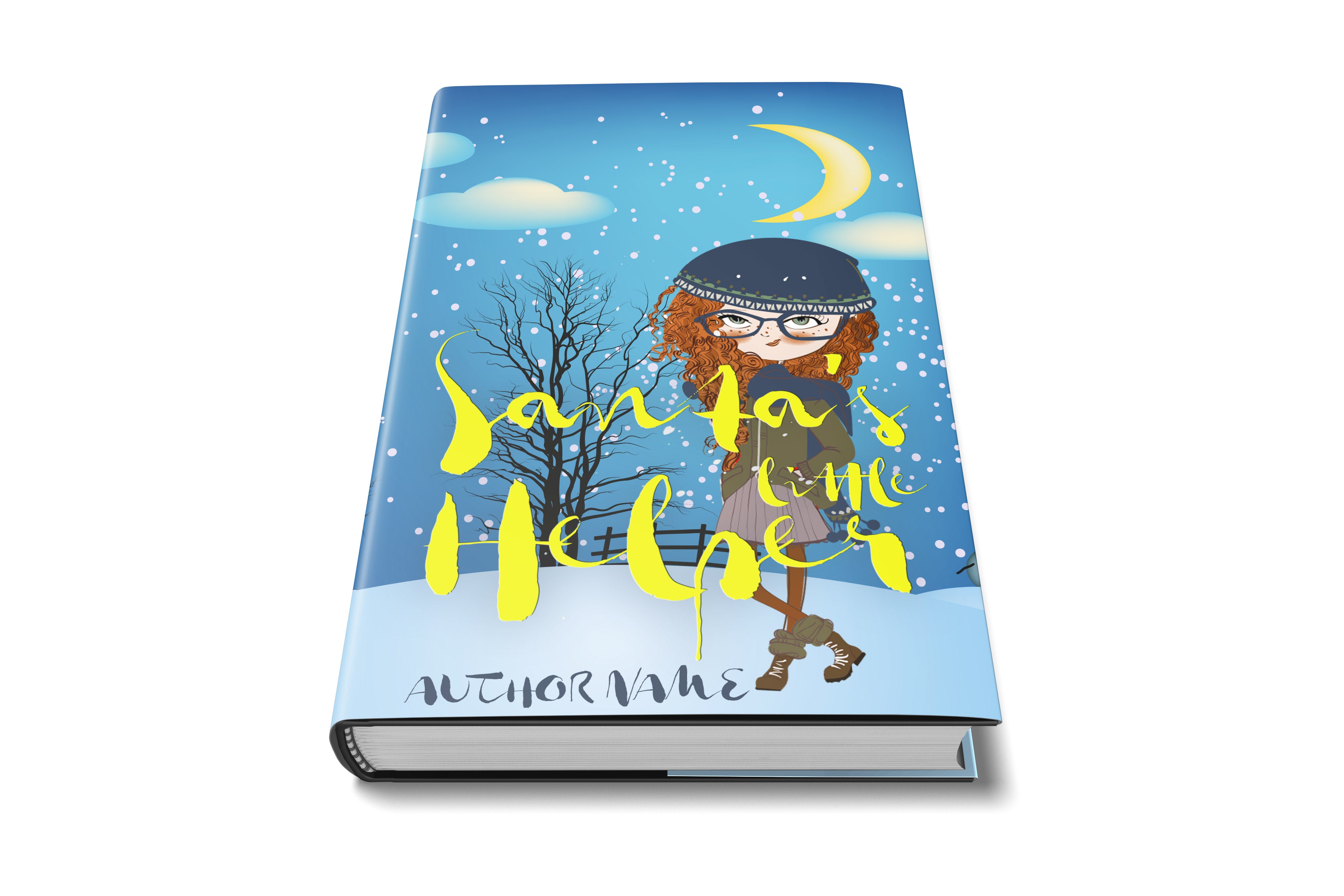 Pre-Made Book Cover Hoja Designs %Product Description%