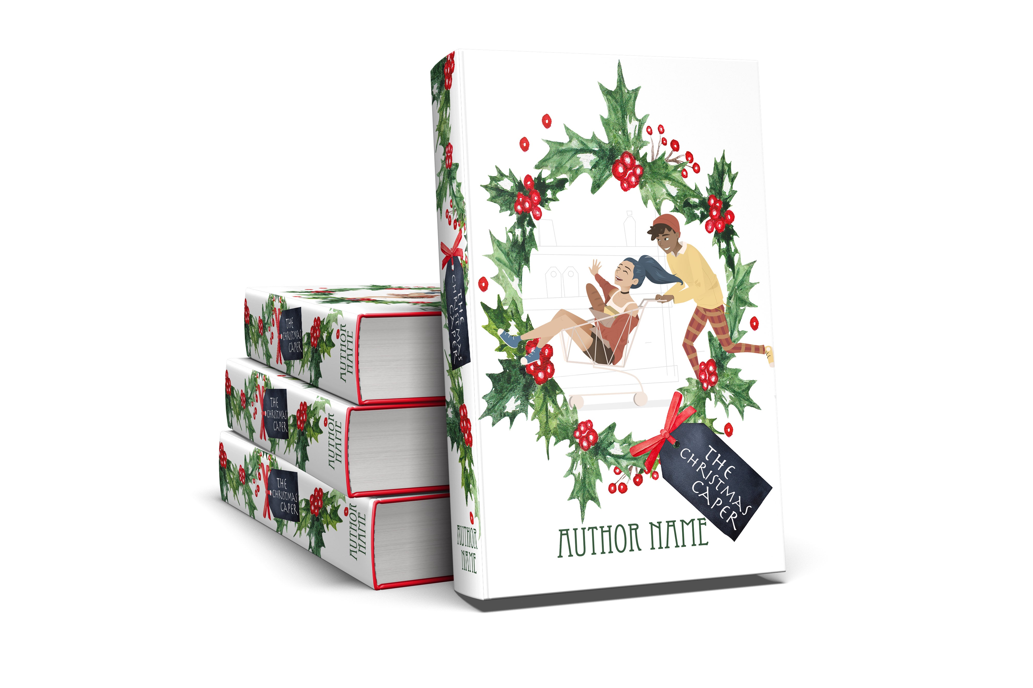 Pre-Made Book Cover Hoja Designs %Product Description%