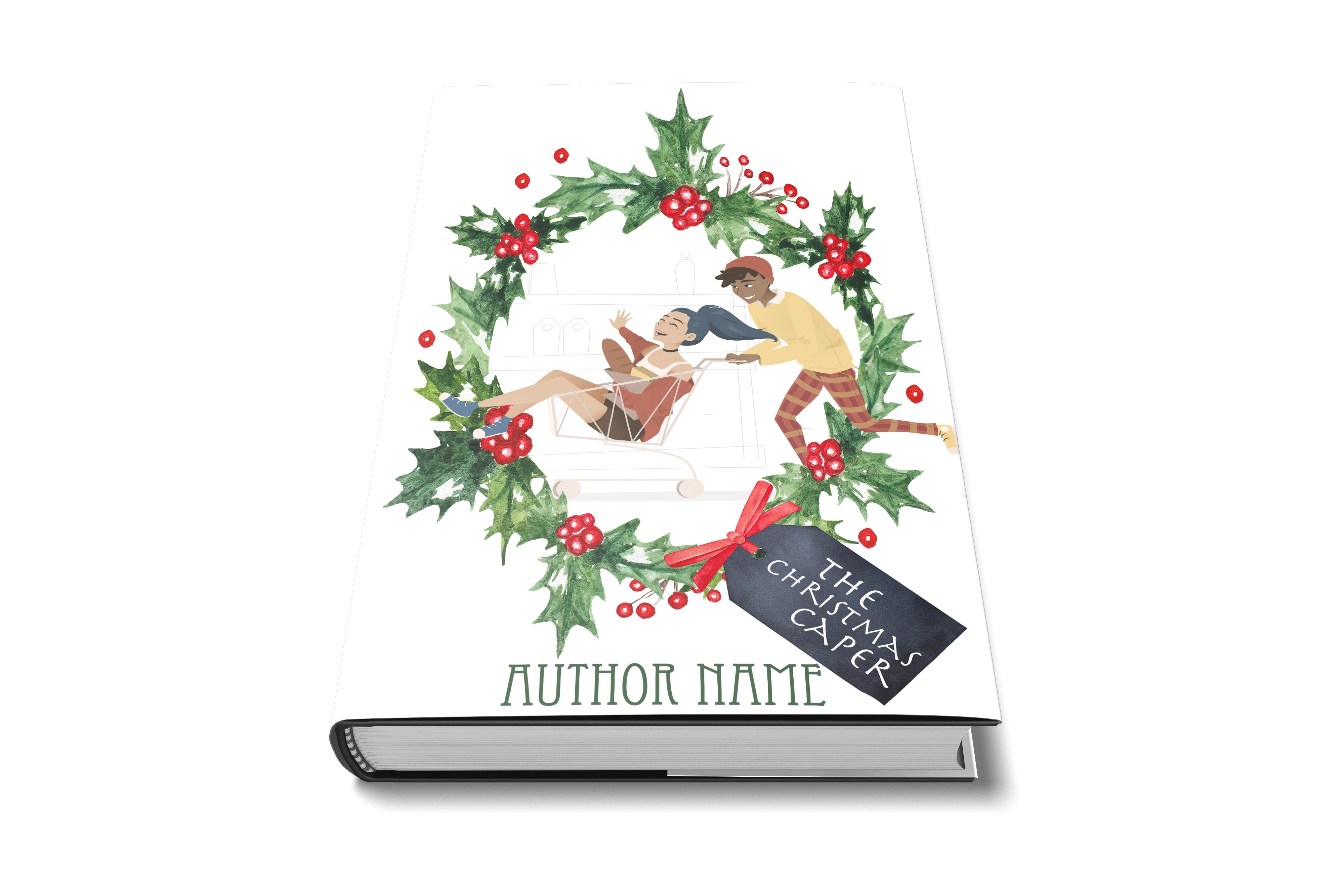 Pre-Made Book Cover Hoja Designs %Product Description%