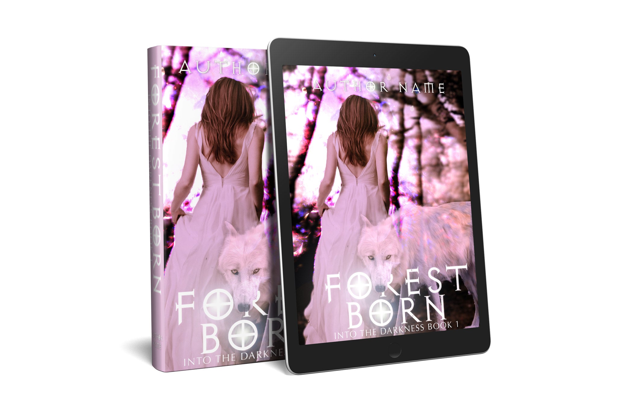 Pre-Made Book Cover Hoja Designs %Product Description%