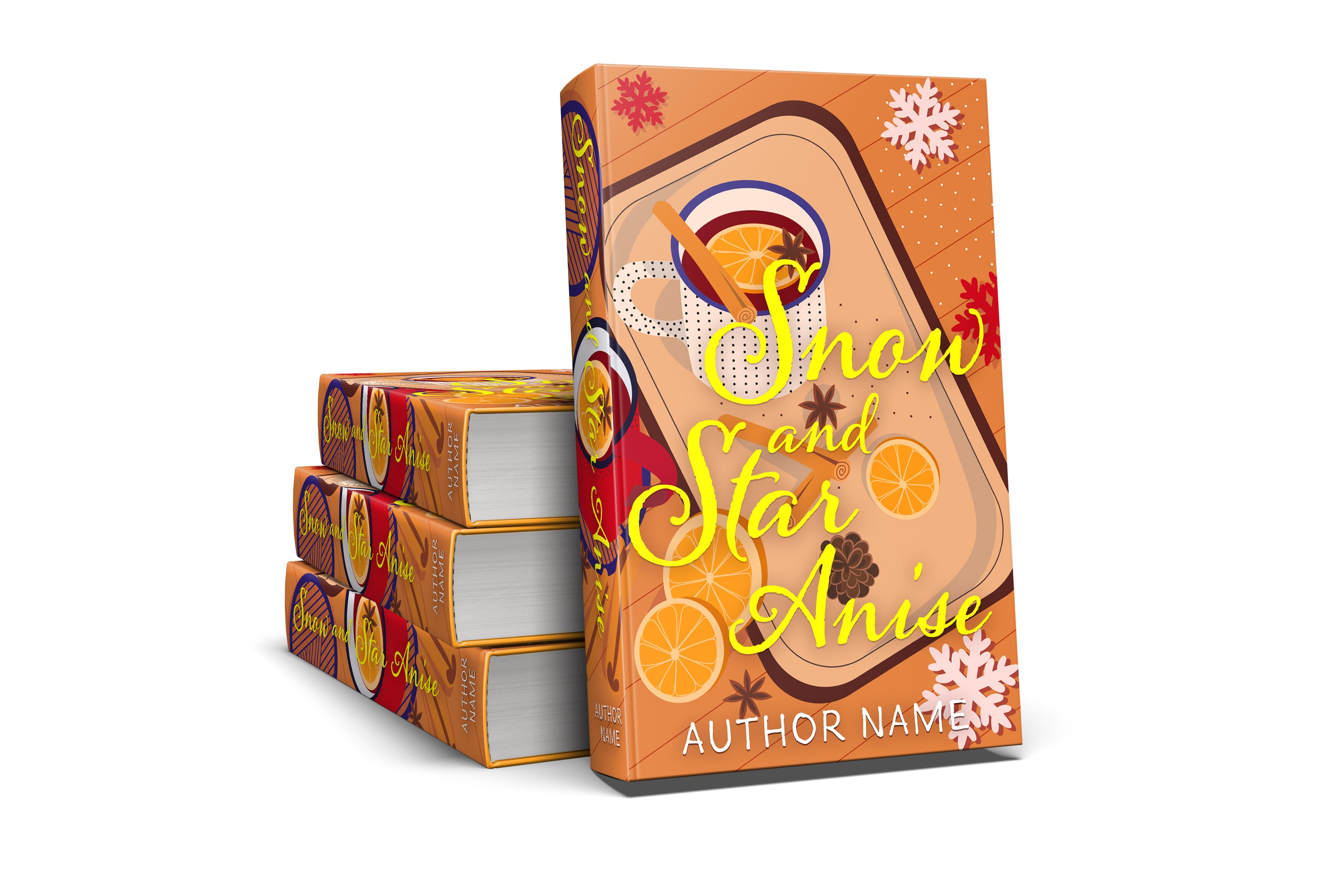 Pre-Made Book Cover Hoja Designs %Product Description%