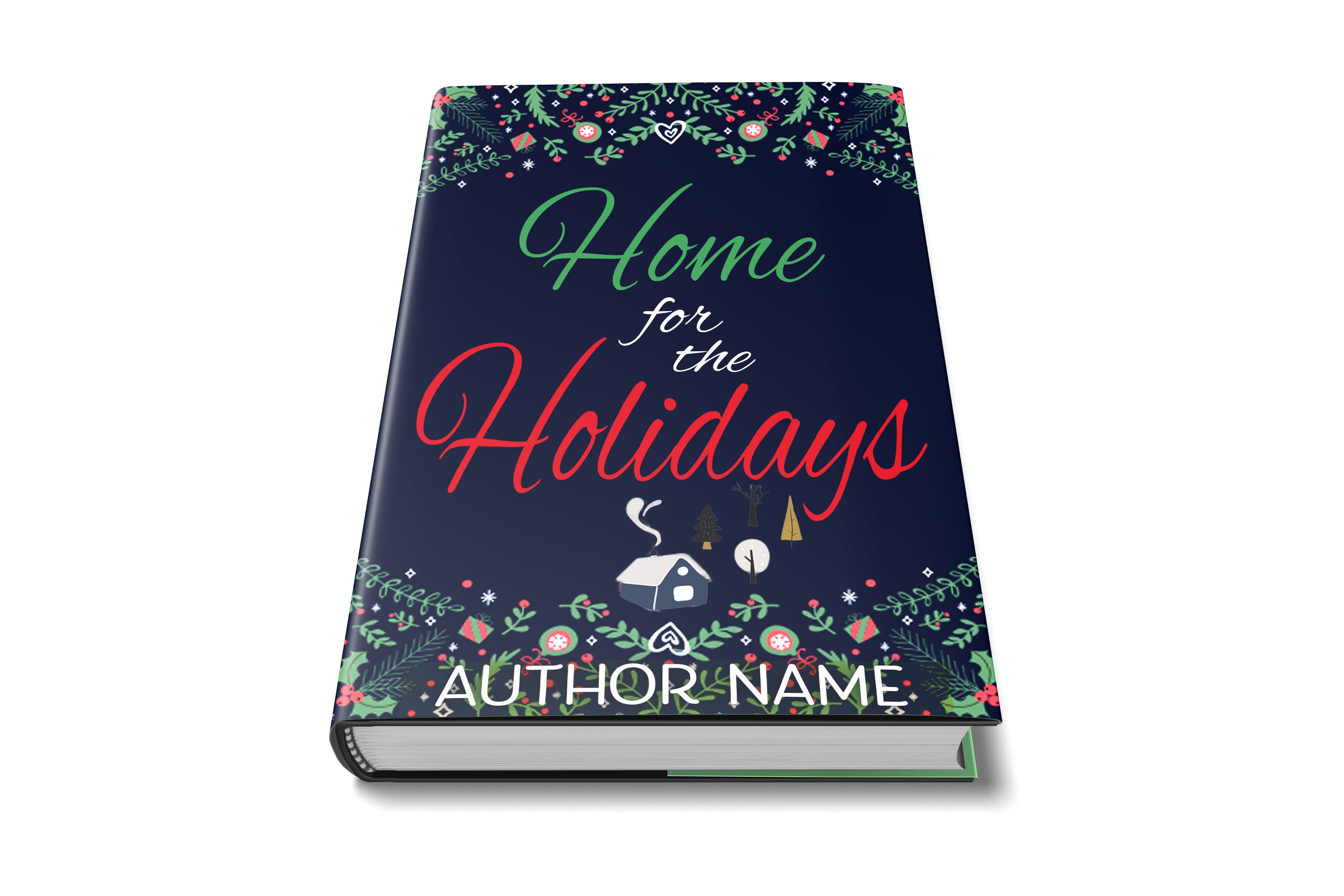 Pre-Made Book Cover Hoja Designs %Product Description%