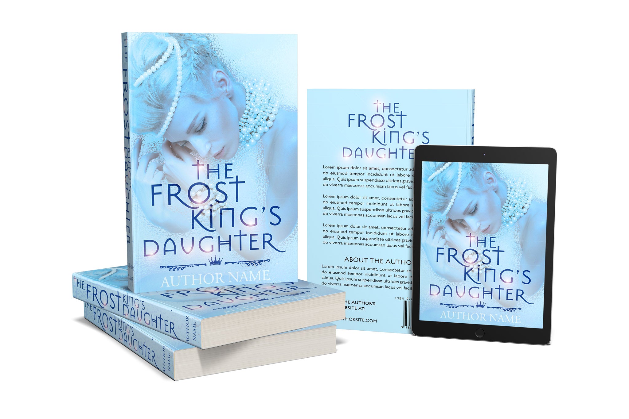 Pre-Made Book Cover Hoja Designs %Product Description%