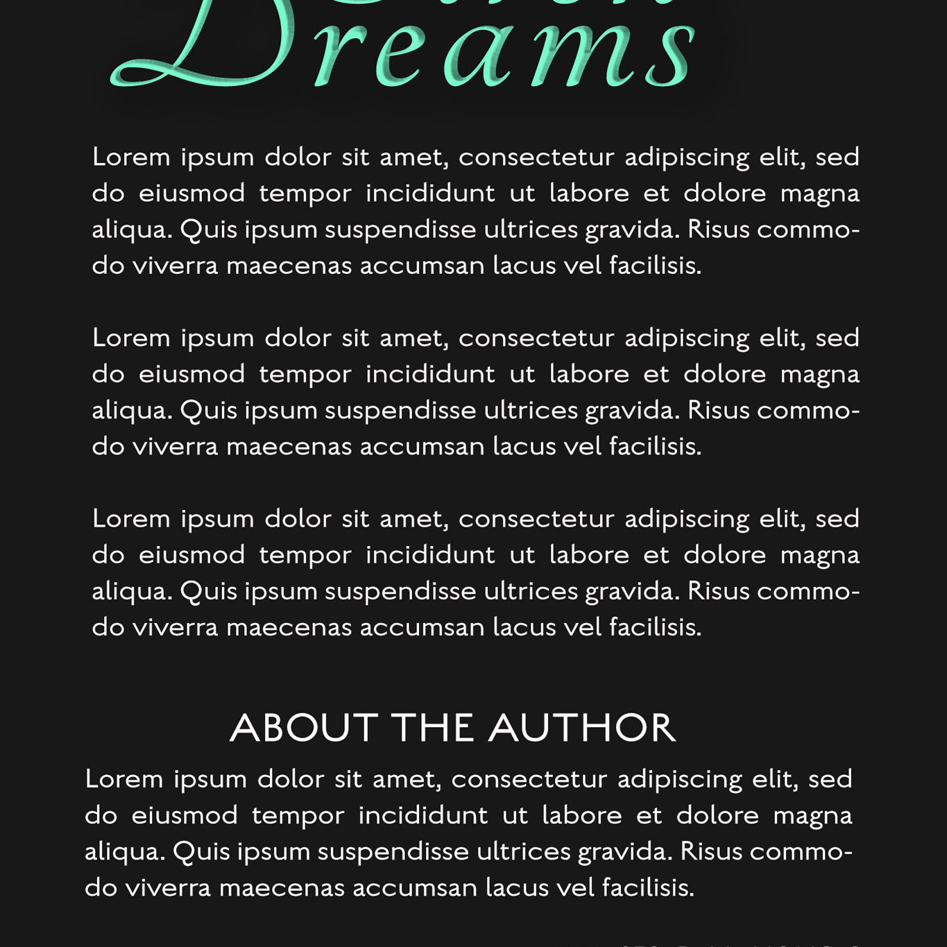Pre-Made Book Cover Hoja Designs %Product Description%